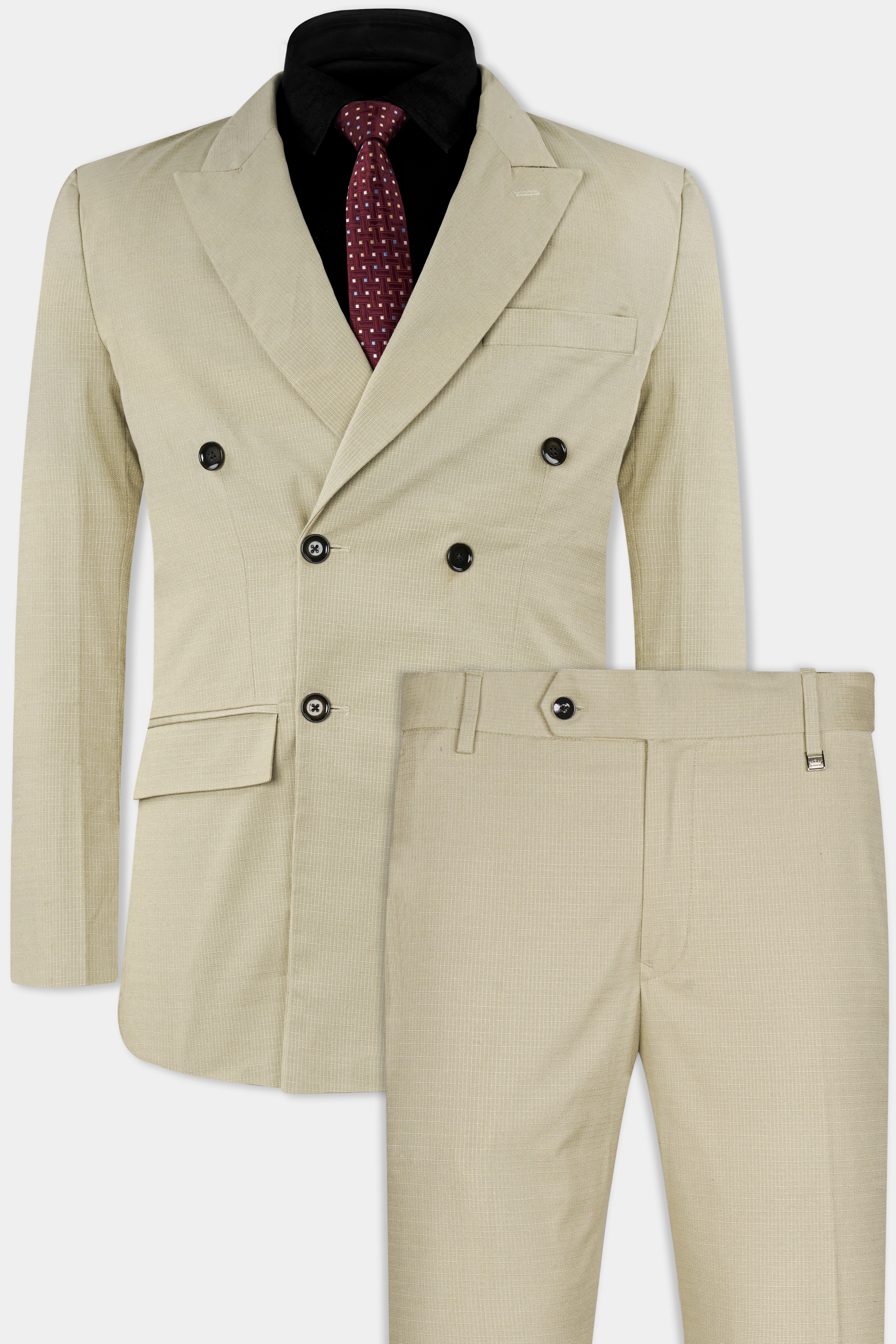 Eagle Brown Premium Cotton Double Breasted Suit ST3043-DB-36, ST3043-DB-38, ST3043-DB-40, ST3043-DB-42, ST3043-DB-44, ST3043-DB-46, ST3043-DB-48, ST3043-DB-50, ST3043-DB-52, ST3043-DB-54, ST3043-DB-56, ST3043-DB-58, ST3043-DB-60