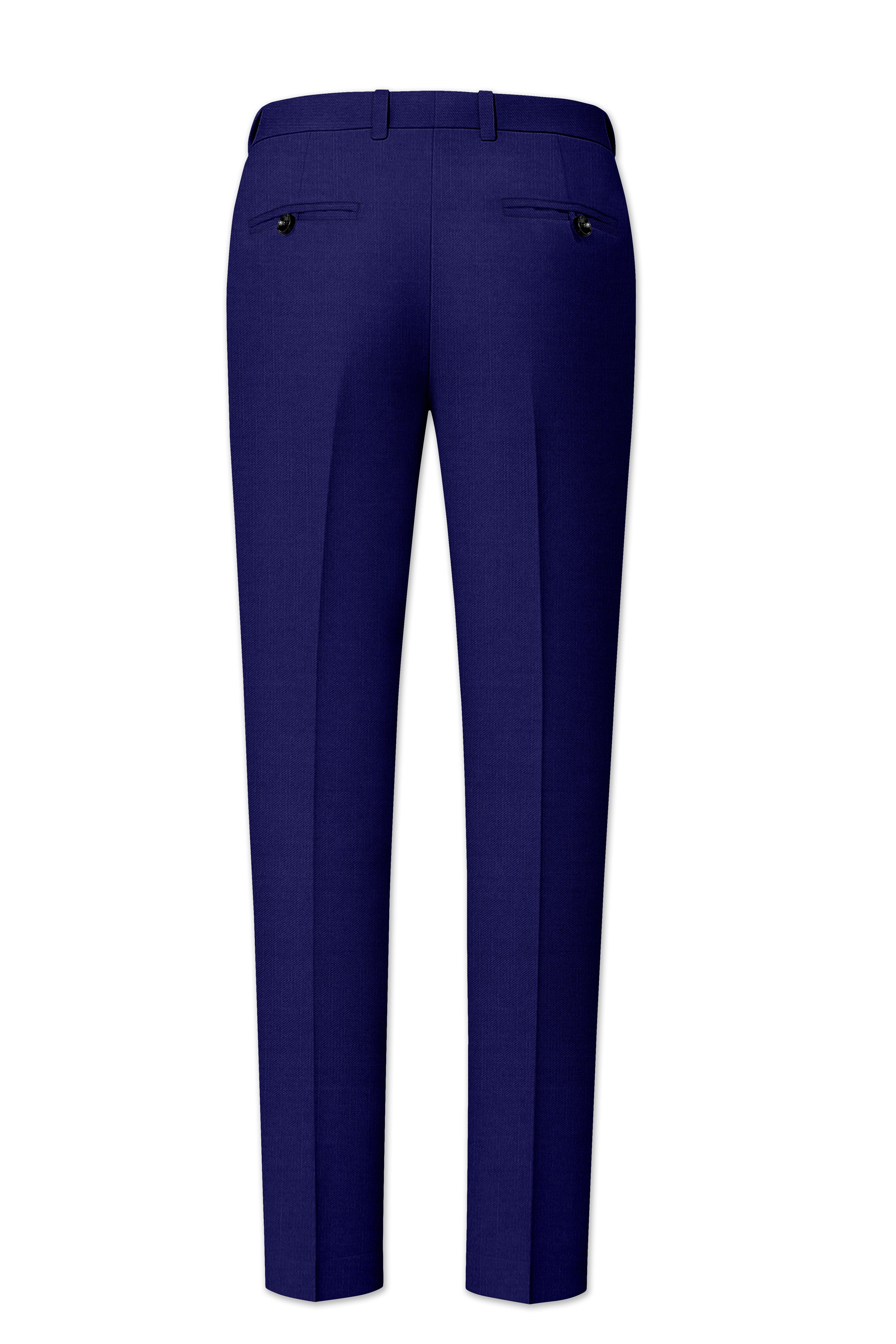 Admiral Blue Wool Rich Single Breasted Suit