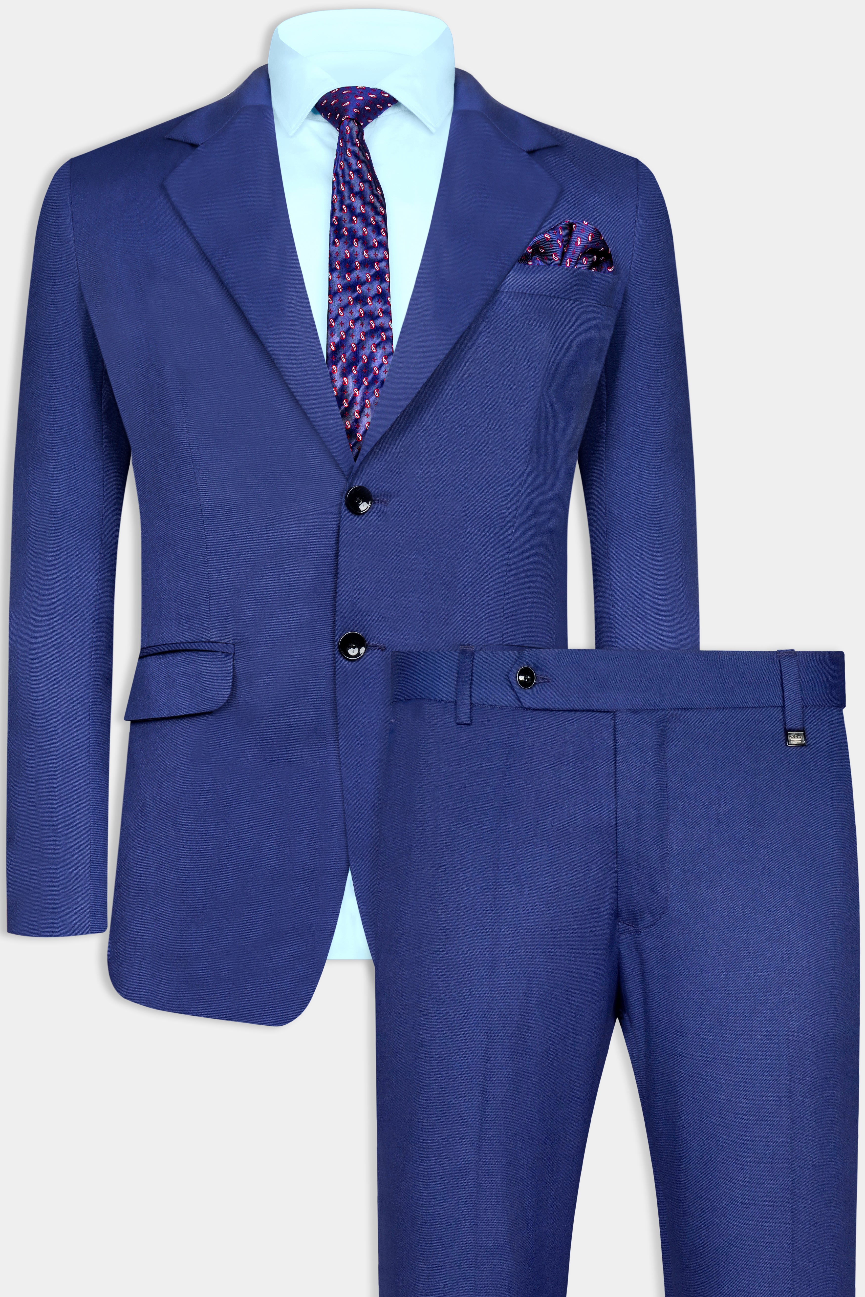 Admiral Blue Wool Rich Single Breasted Suit ST3057-SB-36, ST3057-SB-38, ST3057-SB-40, ST3057-SB-42, ST3057-SB-44, ST3057-SB-46, ST3057-SB-48, ST3057-SB-50, ST3057-SB-52, ST3057-SB-54, ST3057-SB-56, ST3057-SB-58, ST3057-SB-60