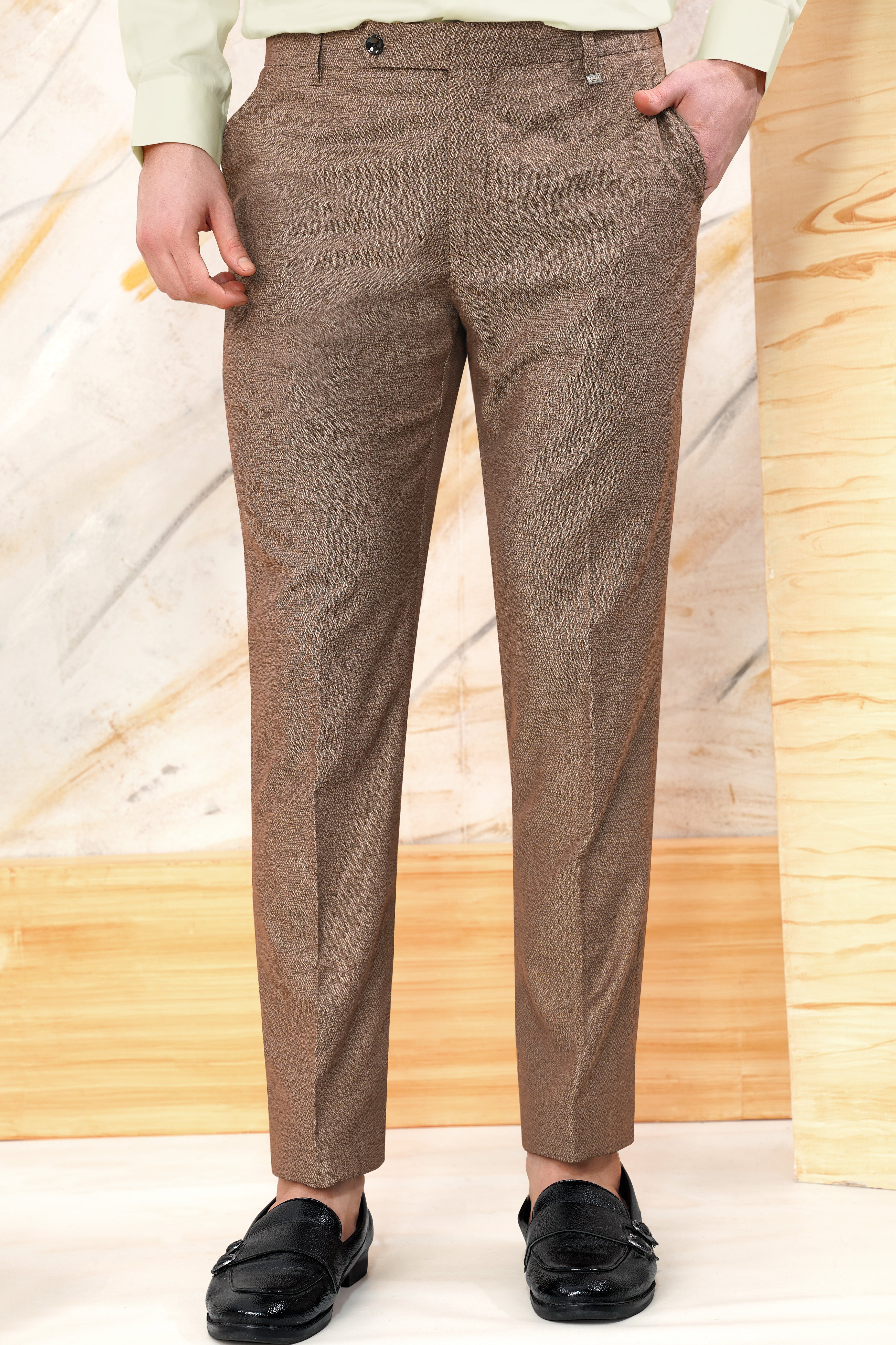 Hemp Brown Cross Buttoned Wool Rich Bandhgala Suit ST3058-CBG2-36, ST3058-CBG2-38, ST3058-CBG2-40, ST3058-CBG2-42, ST3058-CBG2-44, ST3058-CBG2-46, ST3058-CBG2-48, ST3058-CBG2-50, ST3058-CBG2-52, ST3058-CBG2-54, ST3058-CBG2-56, ST3058-CBG2-58, ST3058-CBG2-60