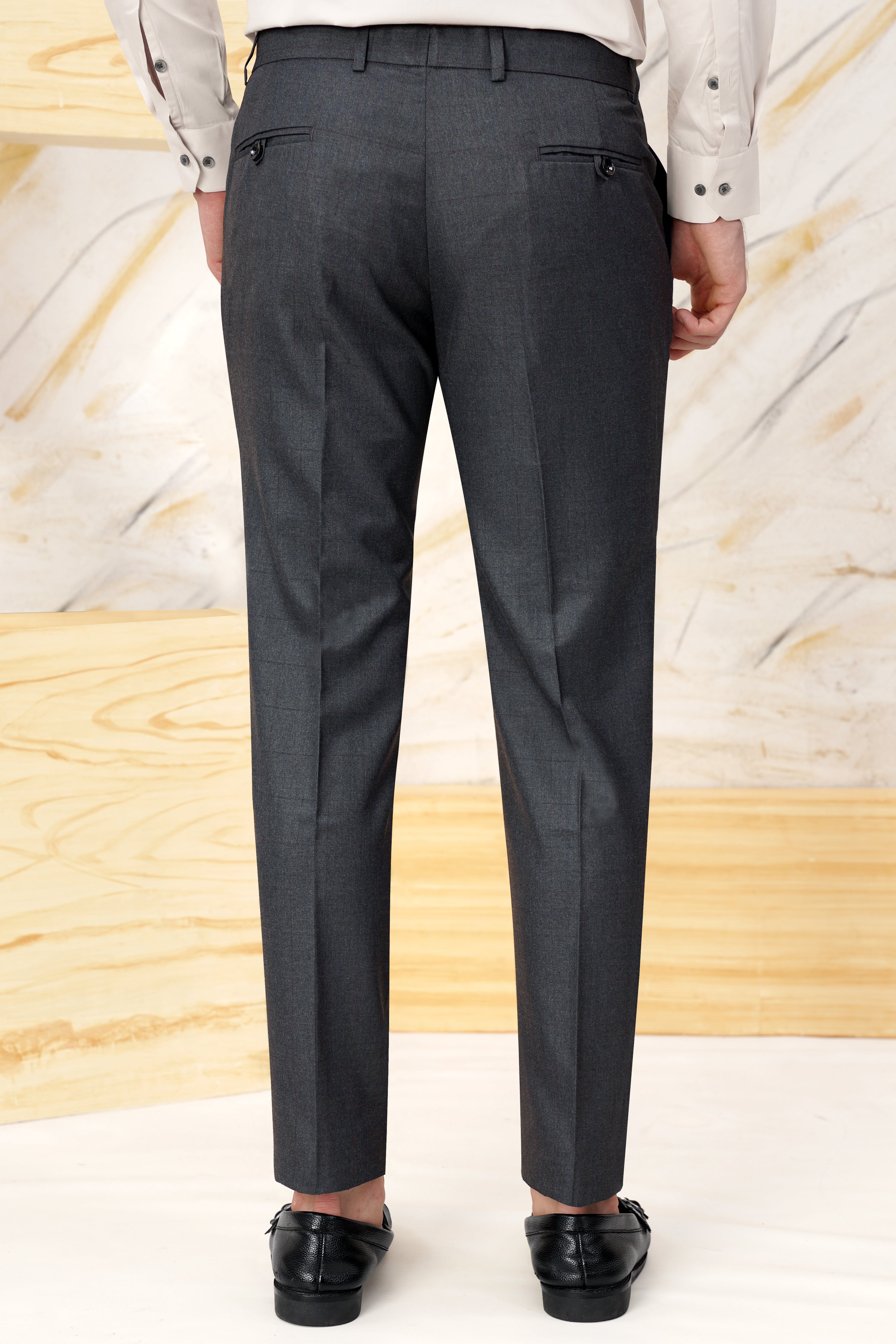 Arsenic Grey Wool Rich Double Breasted Suit ST3072-DB-36, ST3072-DB-38, ST3072-DB-40, ST3072-DB-42, ST3072-DB-44, ST3072-DB-46, ST3072-DB-48, ST3072-DB-50, ST3072-DB-52, ST3072-DB-54, ST3072-DB-56, ST3072-DB-58, ST3072-DB-60
