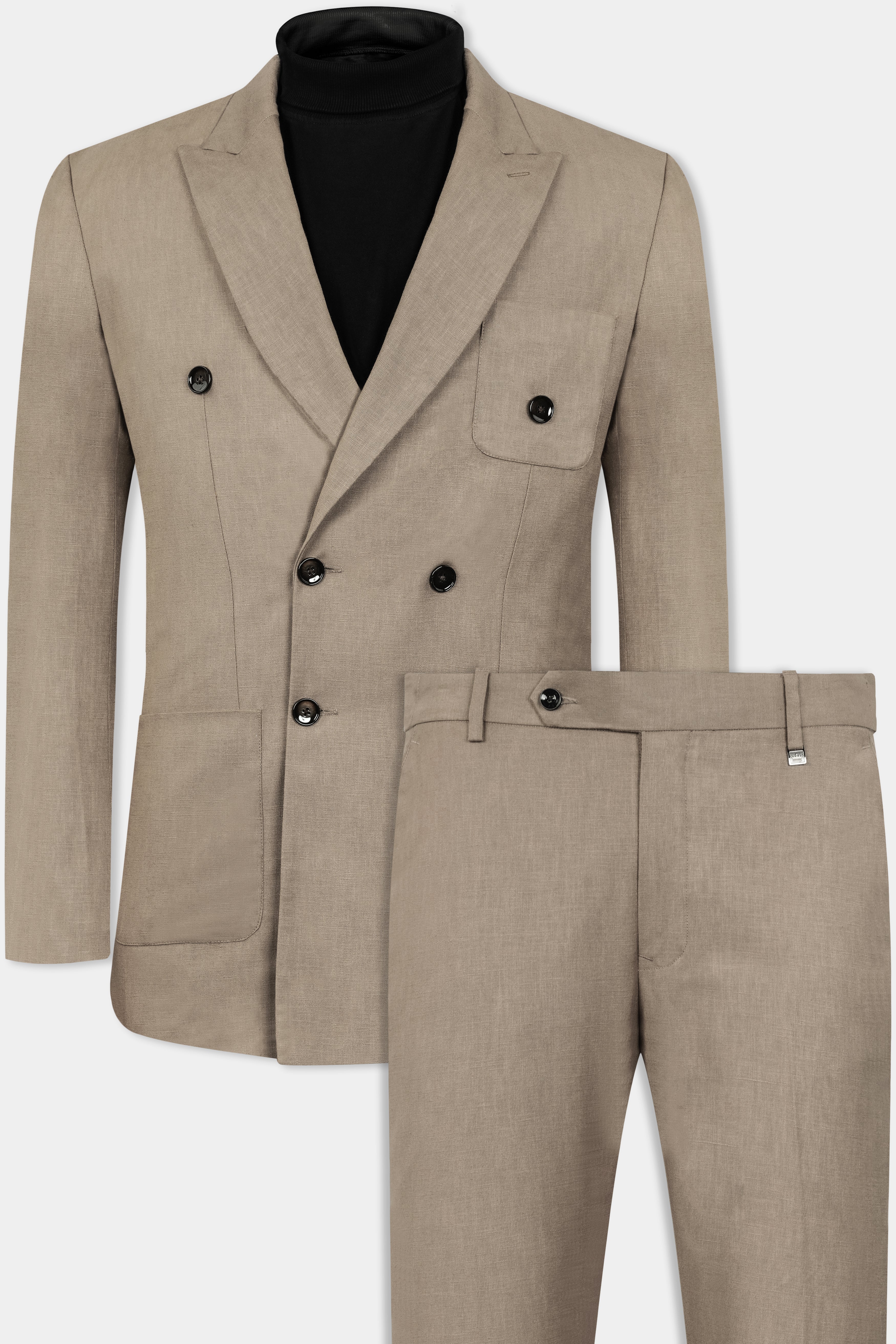 Oyster Brown Luxurious Linen Double Breasted Sports Suit ST3118-DB-PP-36, ST3118-DB-PP-38, ST3118-DB-PP-40, ST3118-DB-PP-42, ST3118-DB-PP-44, ST3118-DB-PP-46, ST3118-DB-PP-48, ST3118-DB-PP-50, ST3118-DB-PP-52, ST3118-DB-PP-54, ST3118-DB-PP-56, ST3118-DB-PP-58, ST3118-DB-PP-60