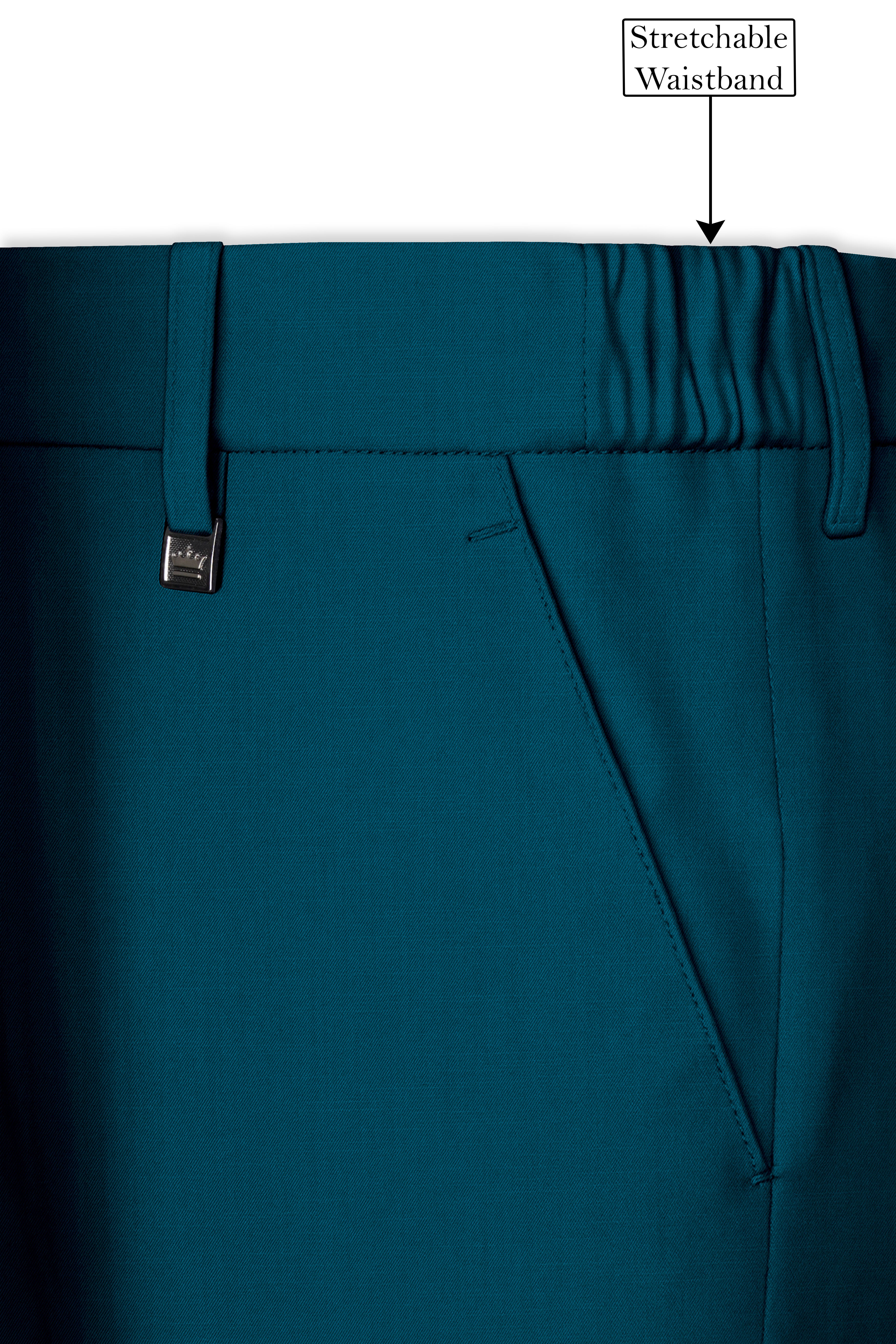 Casal Blue Wool Rich Suit