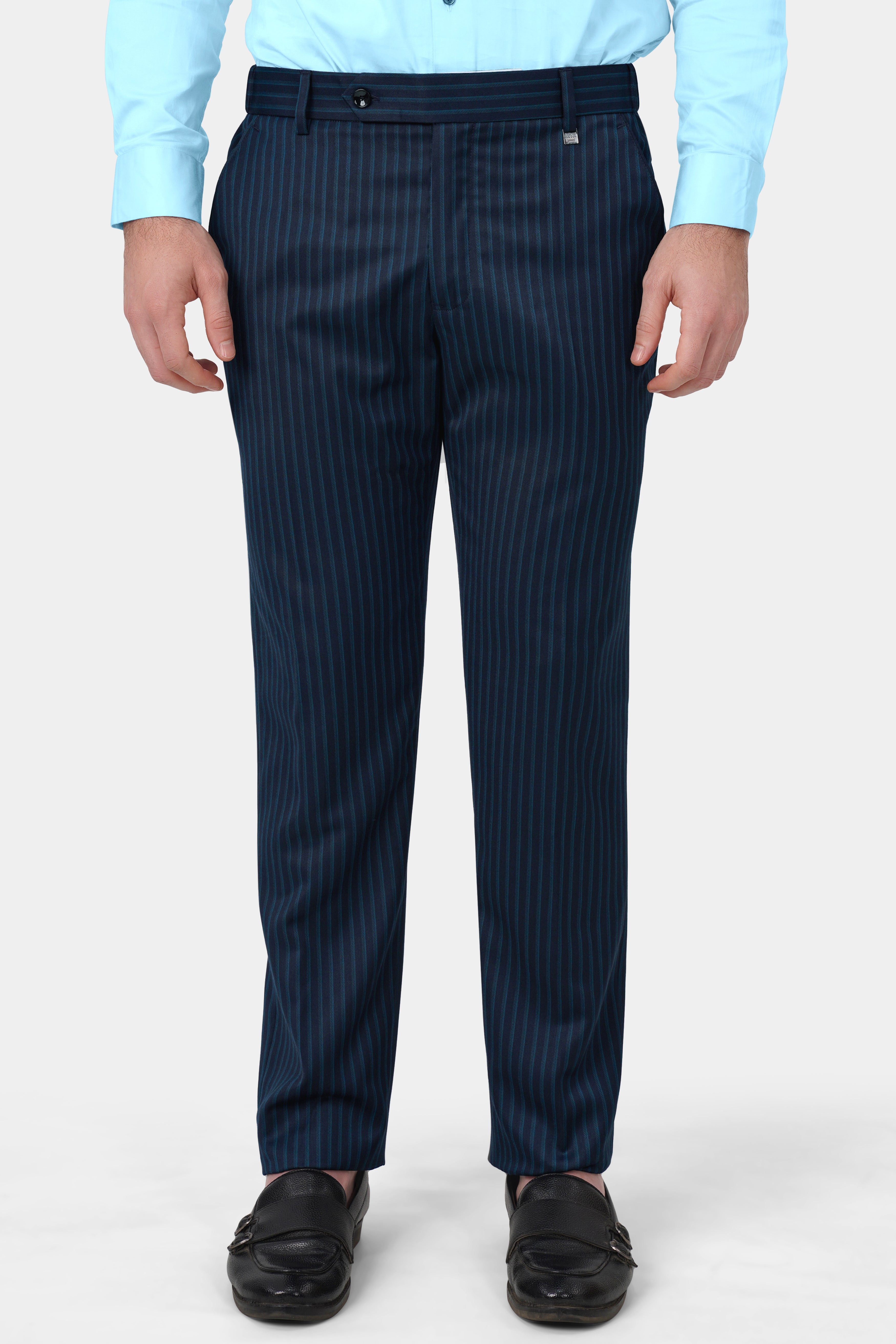 Ebony Blue and Marine Blue Pin Striped Wool Rich Suit ST3127-SB-36, ST3127-SB-38, ST3127-SB-40, ST3127-SB-42, ST3127-SB-44, ST3127-SB-46, ST3127-SB-48, ST3127-SB-50, ST3127-SB-52, ST3127-SB-54, ST3127-SB-56, ST3127-SB-58, ST3127-SB-60