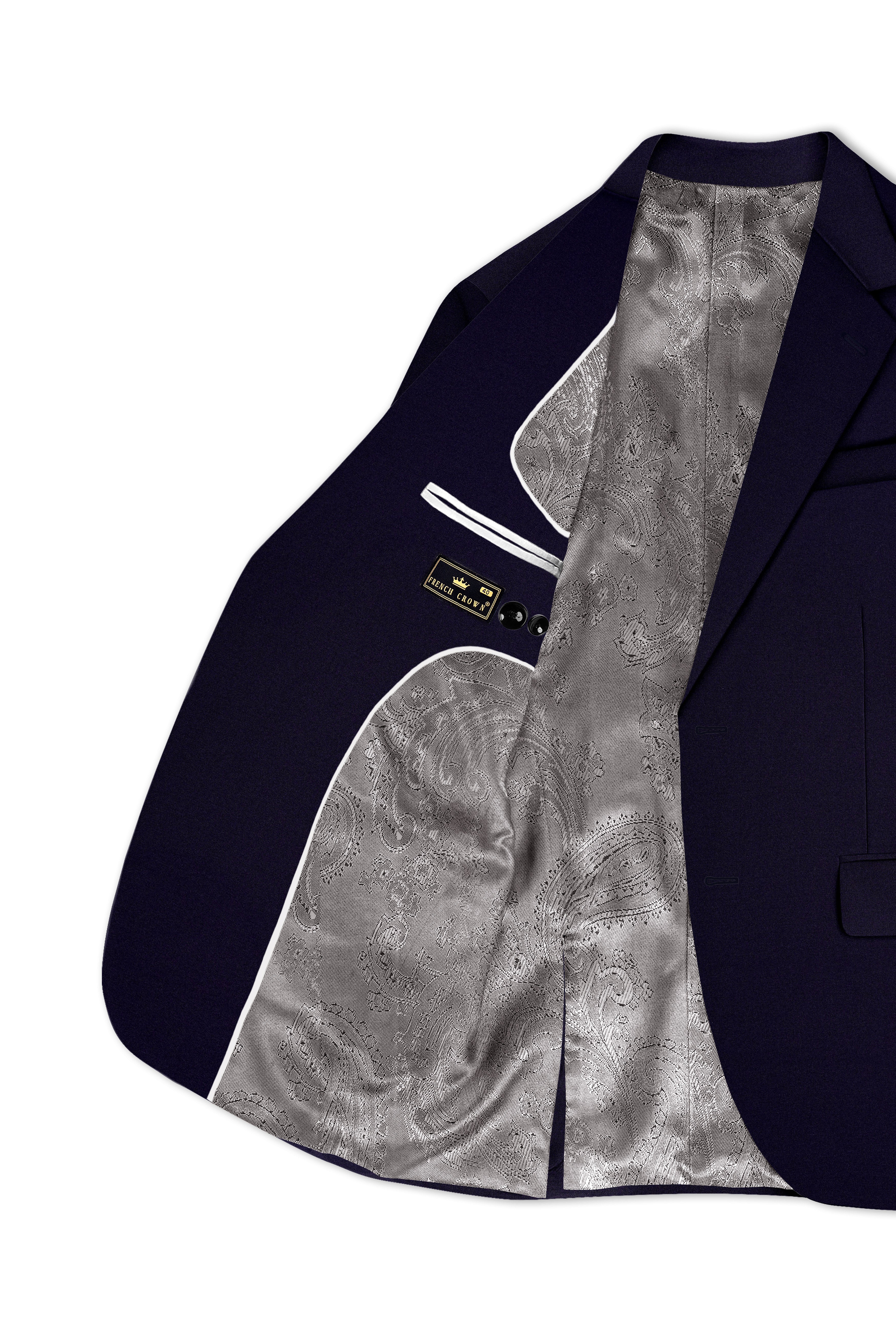 Vistaro-Korean Blue (The Best Blue We Have) Wool Rich Stretchable Traveler Suit