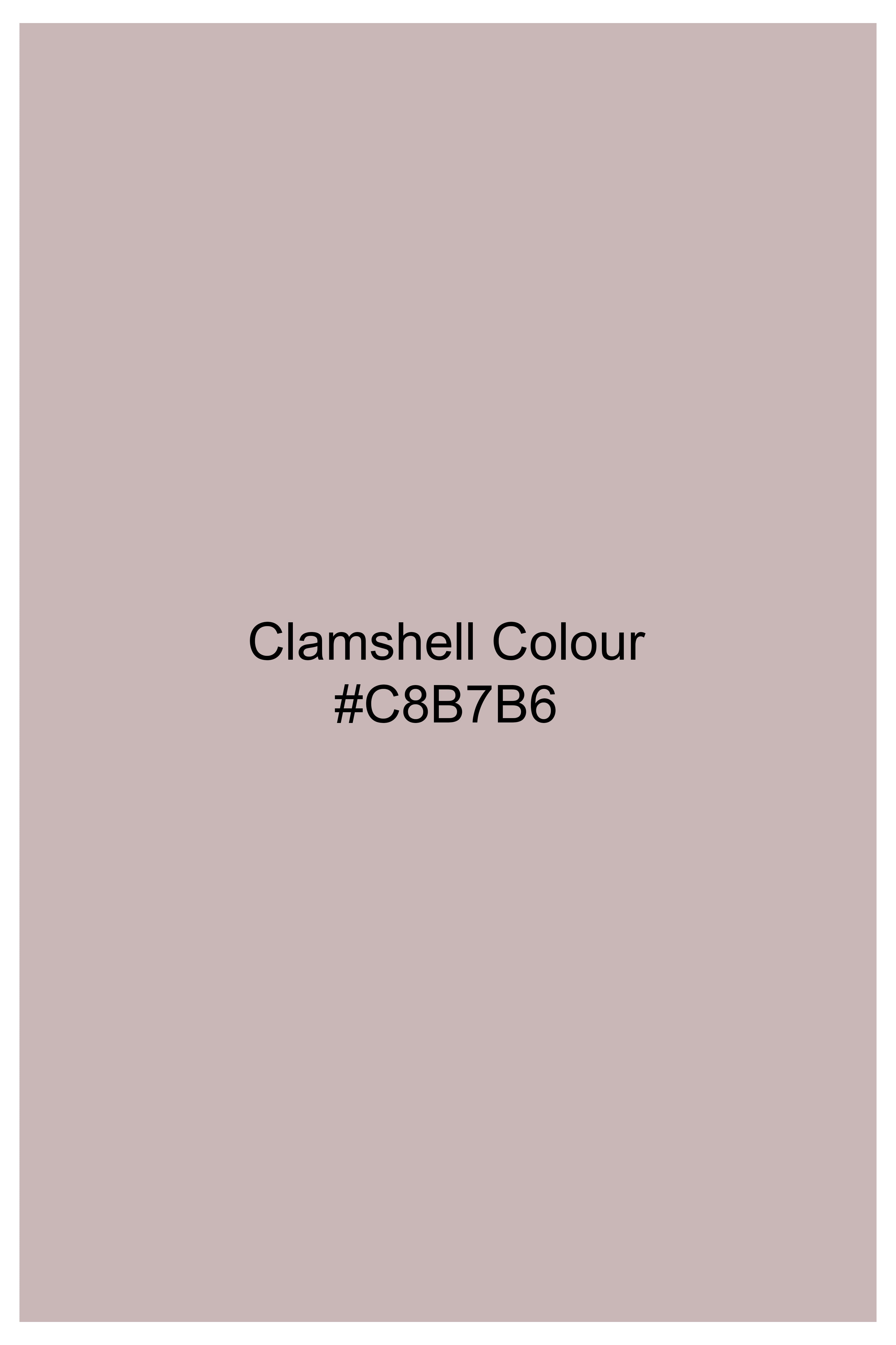 Clamshell Cream Wool Rich Bandhgala Suit