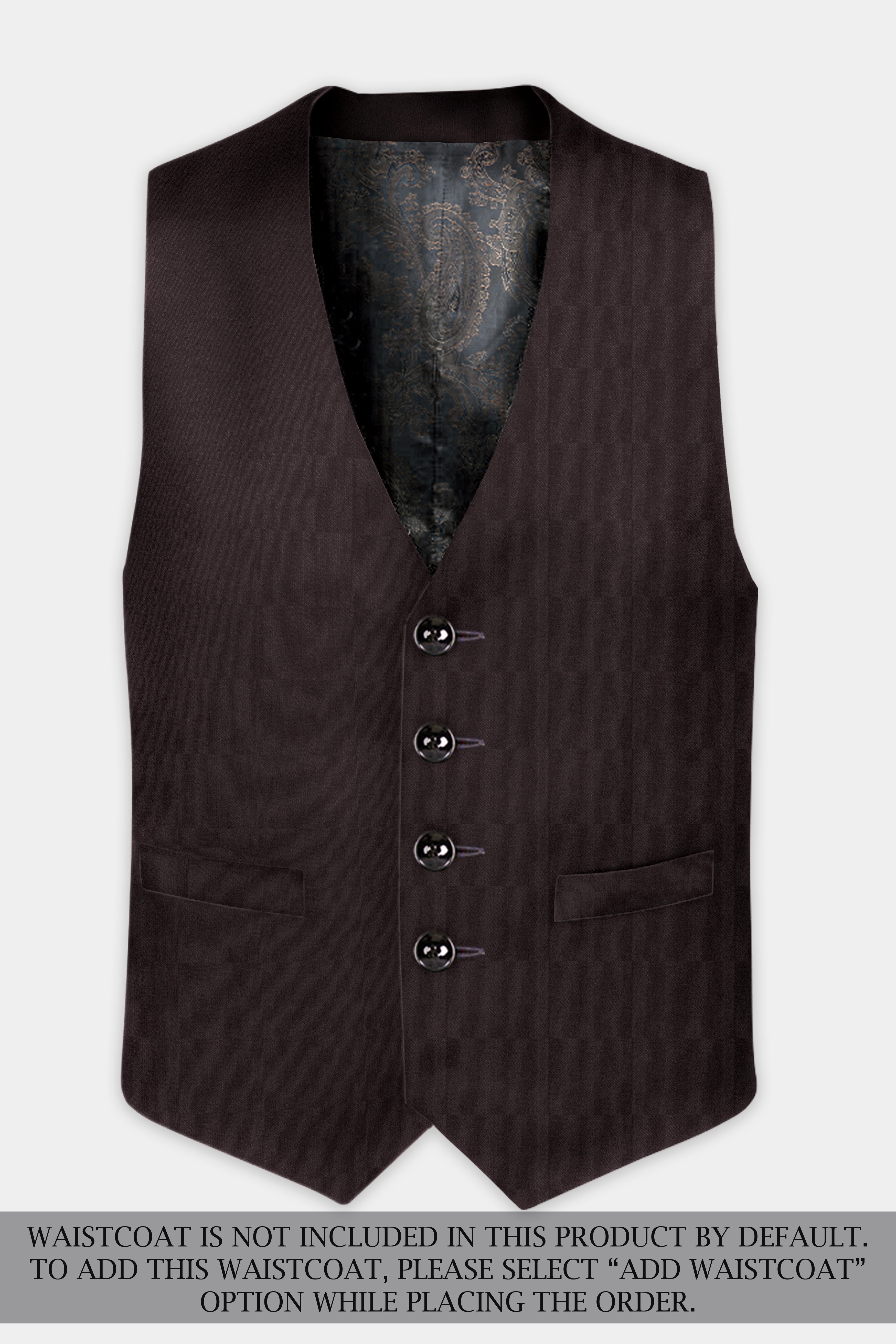 Birch Brown Wool Rich Suit