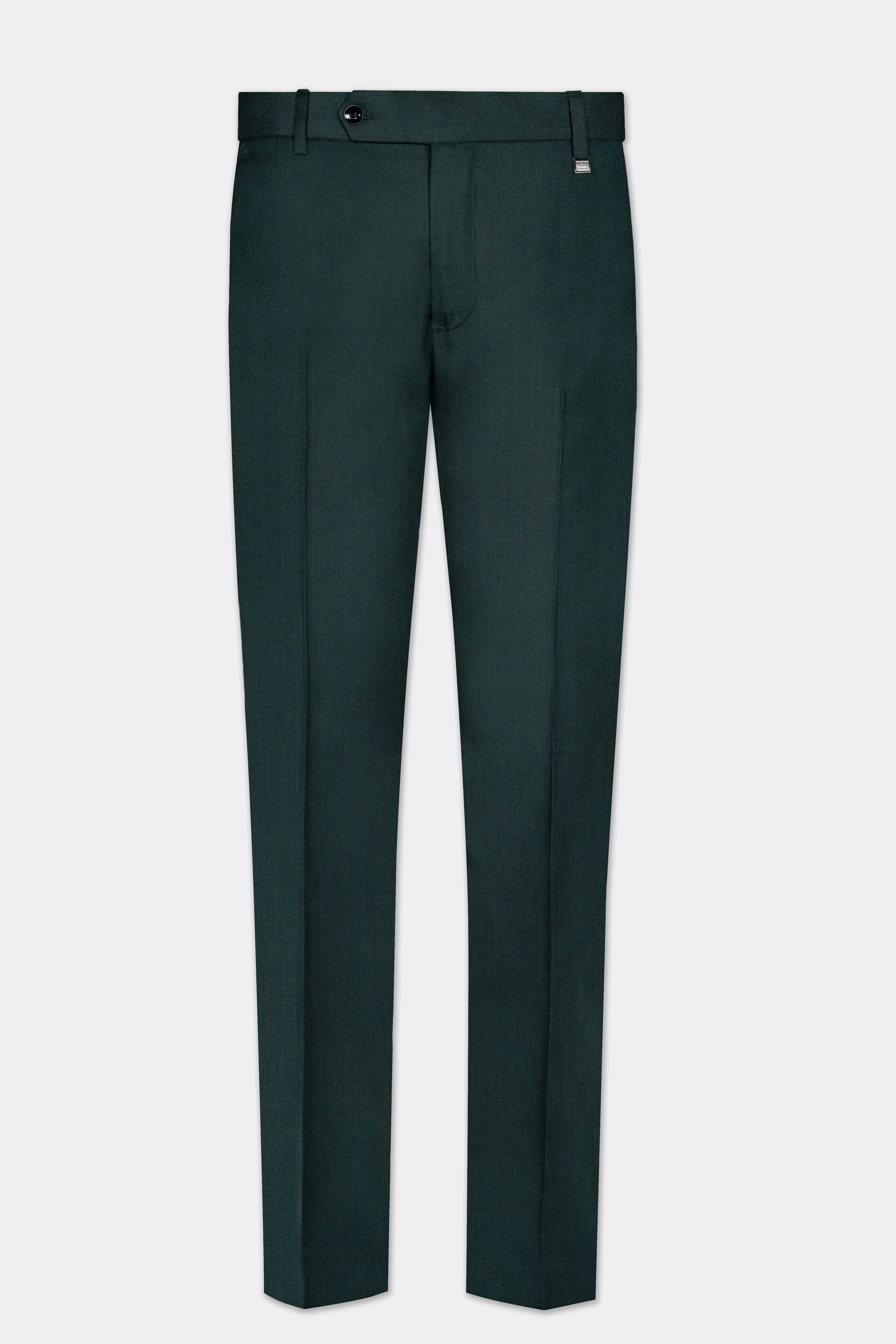Timber Green Wool Rich Single Breasted Suit