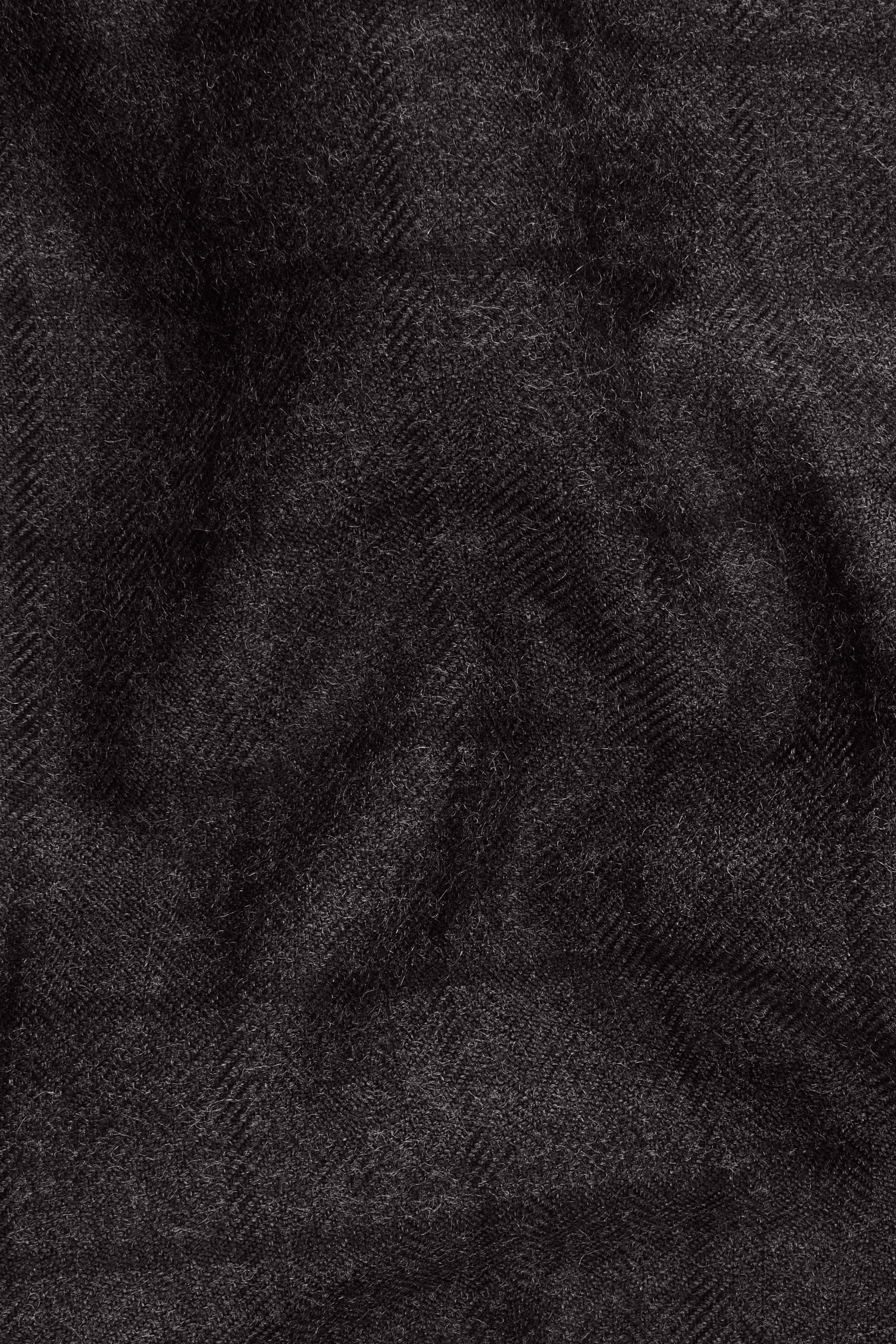 Thunder Gray Windowpane Tweed Double Breasted Suit