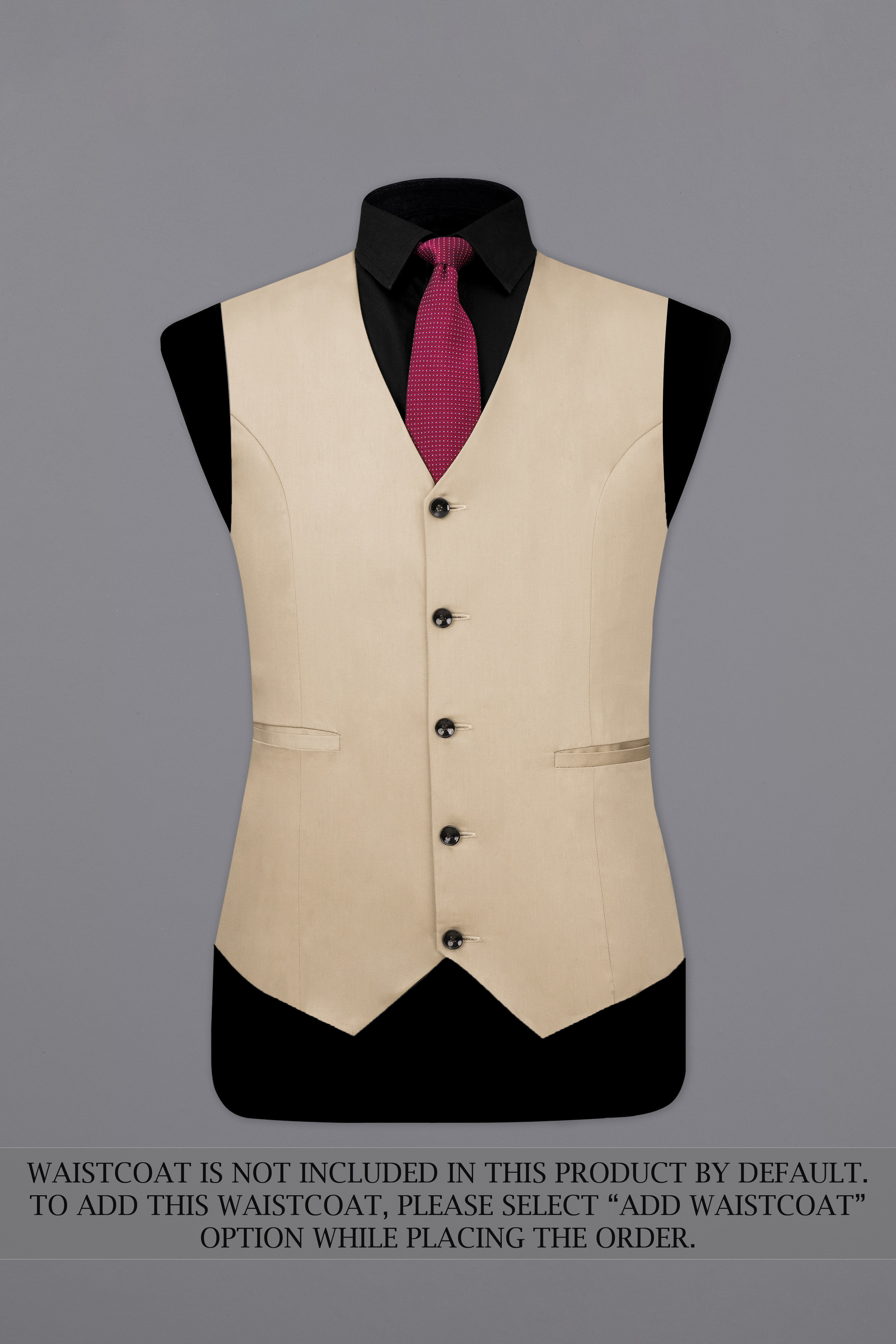 Hazelnut Subtle Sheen Wool Blend Double Breasted Suit