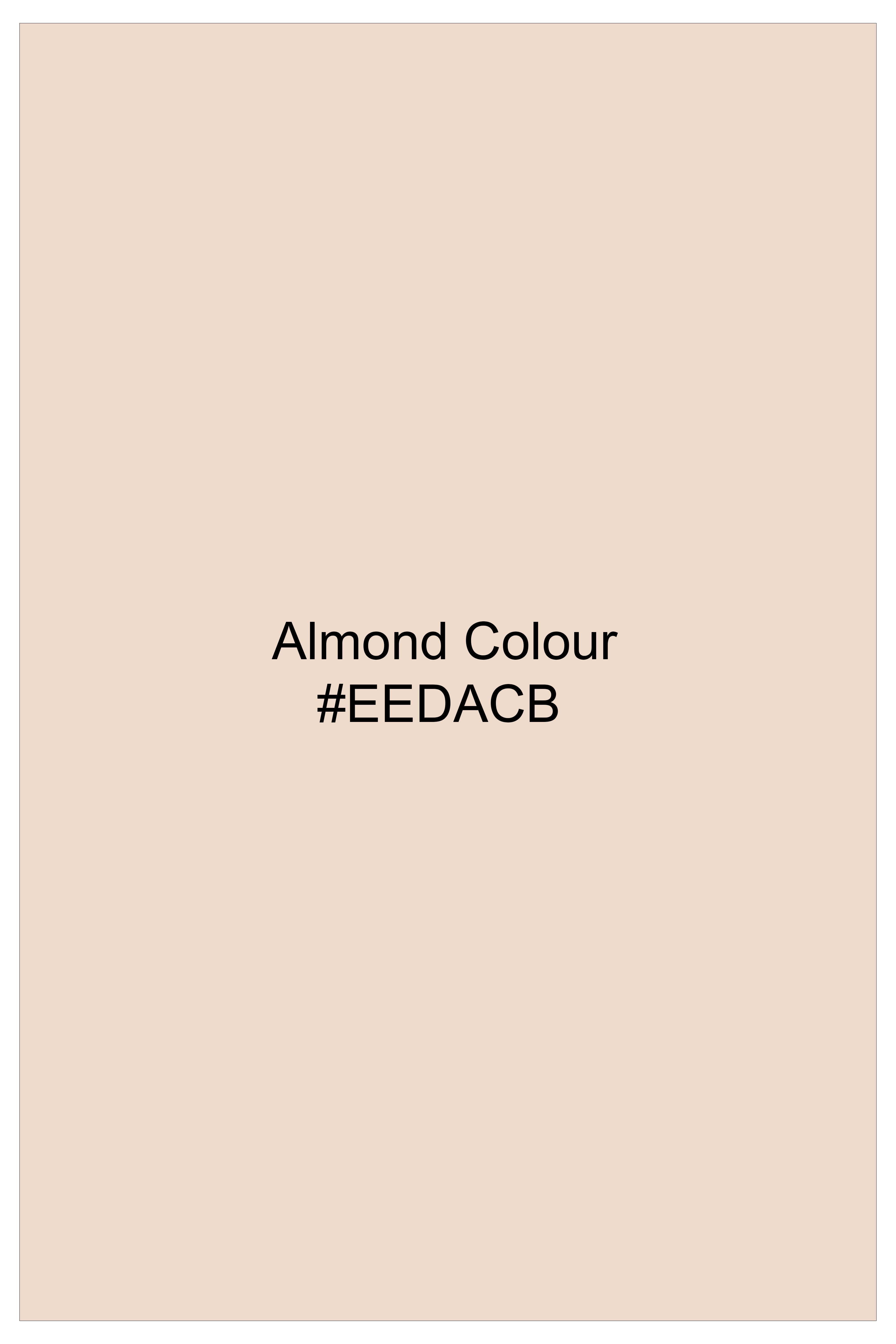 Almond Cream Solid Cotton Double Breasted Suit