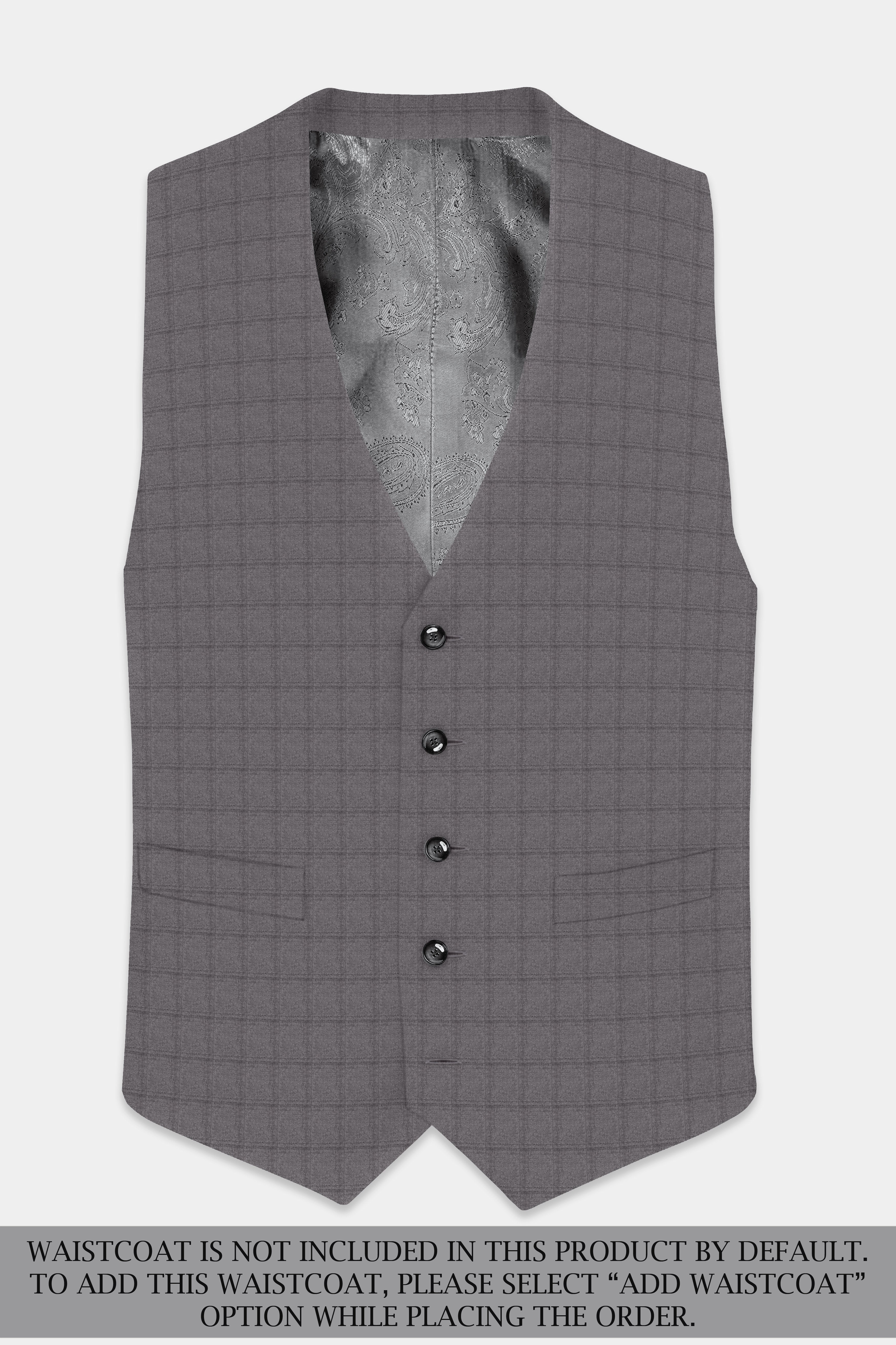 Ironside Gray Windows Wool Rich Double Breasted Suit