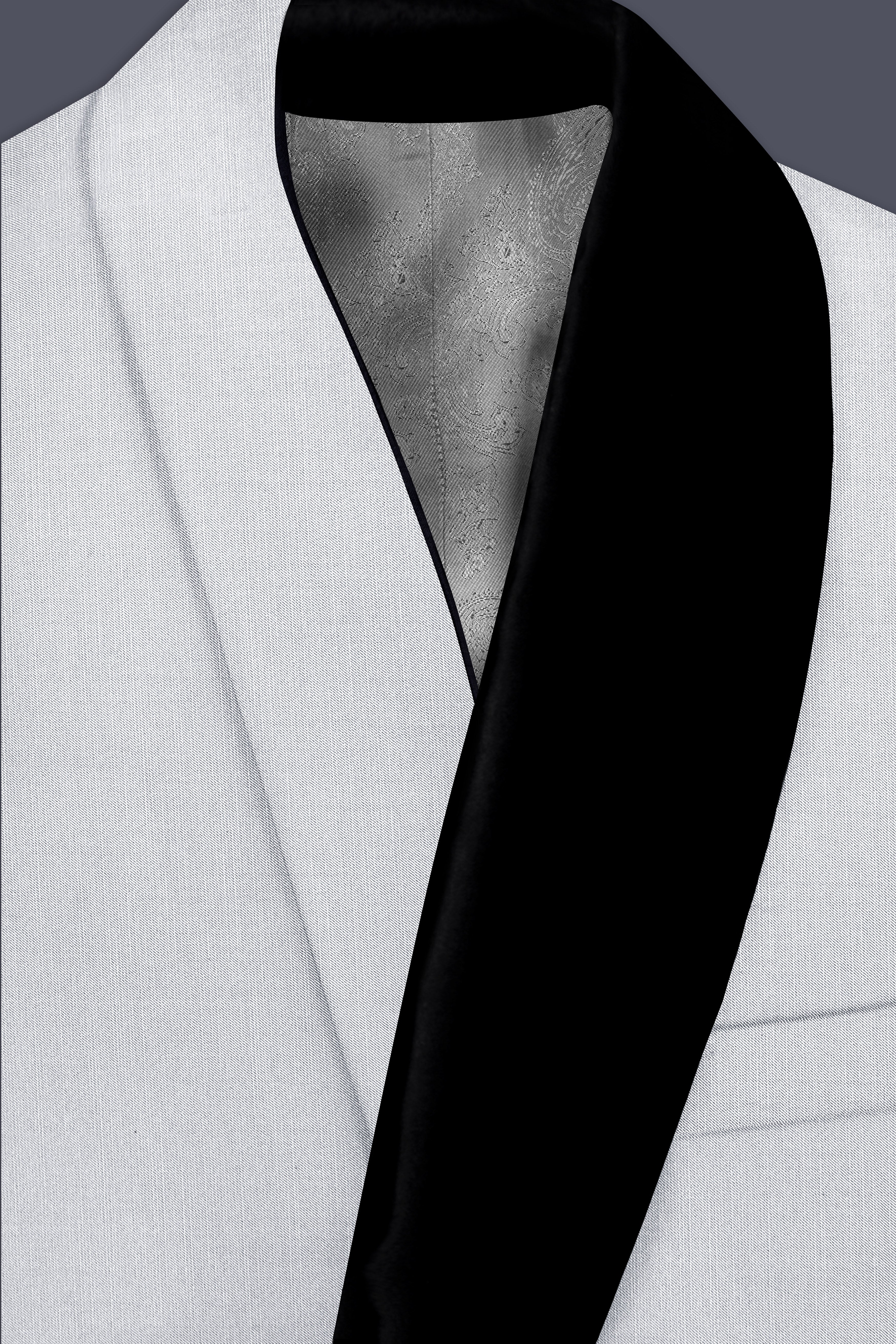 Granite-Alto Gray Wool Rich Tuxedo Slight Stretch Suit