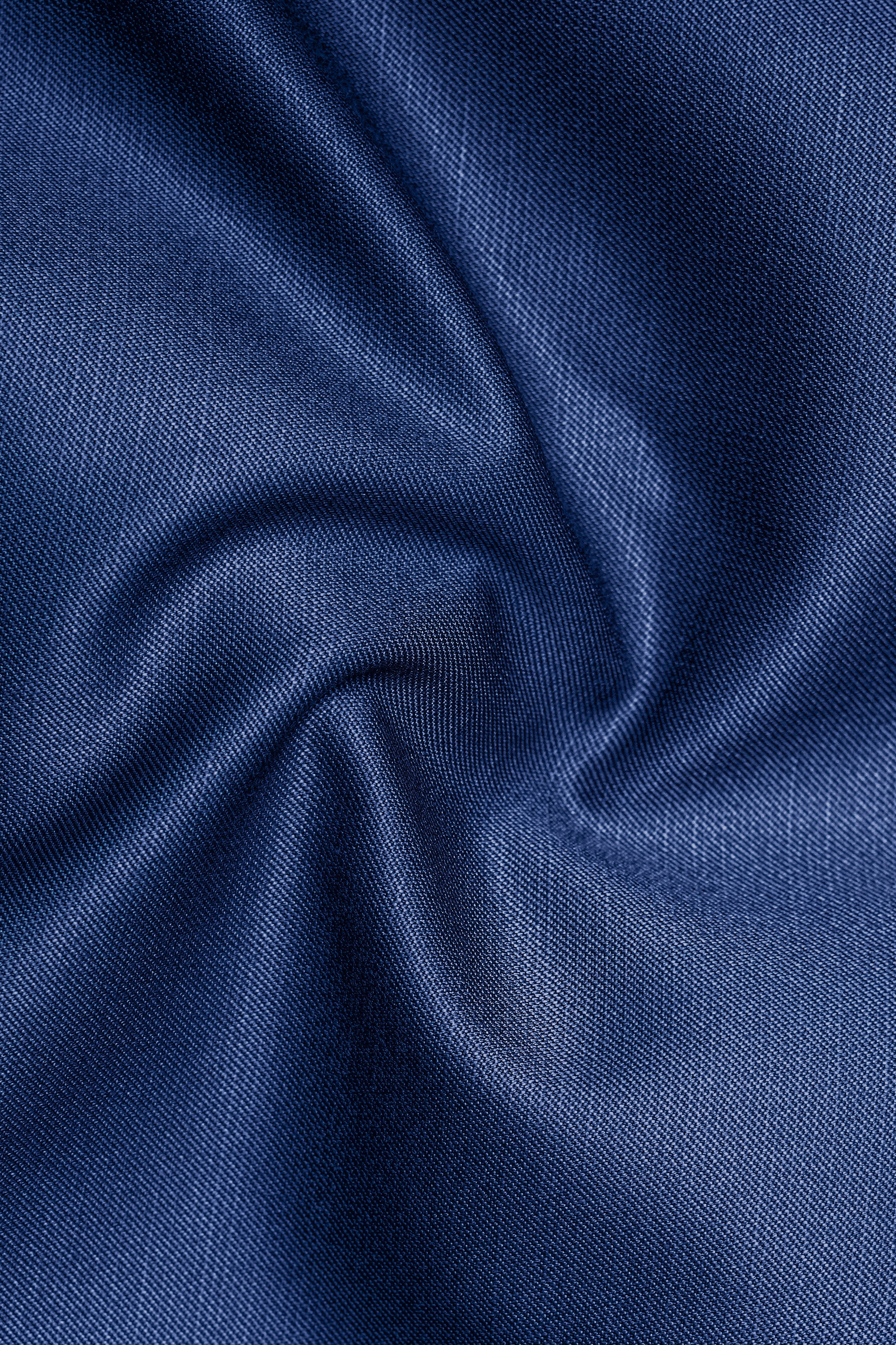 Marinoir-Cello Blue Wool Rich Tuxedo Slight Stretch Suit