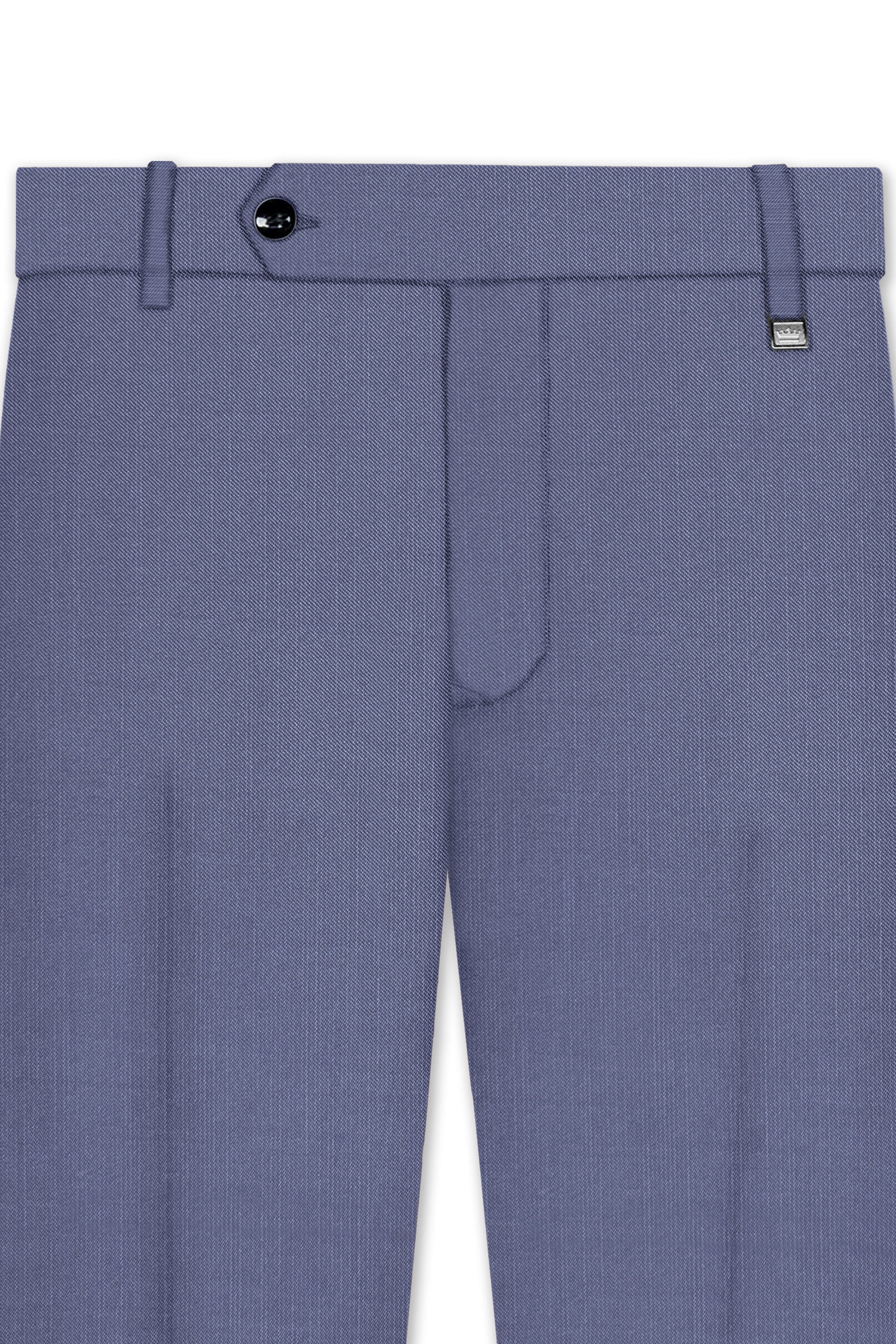 Zenith-Comet Blue Wool Rich Tuxedo Stretchable Traveler Suit