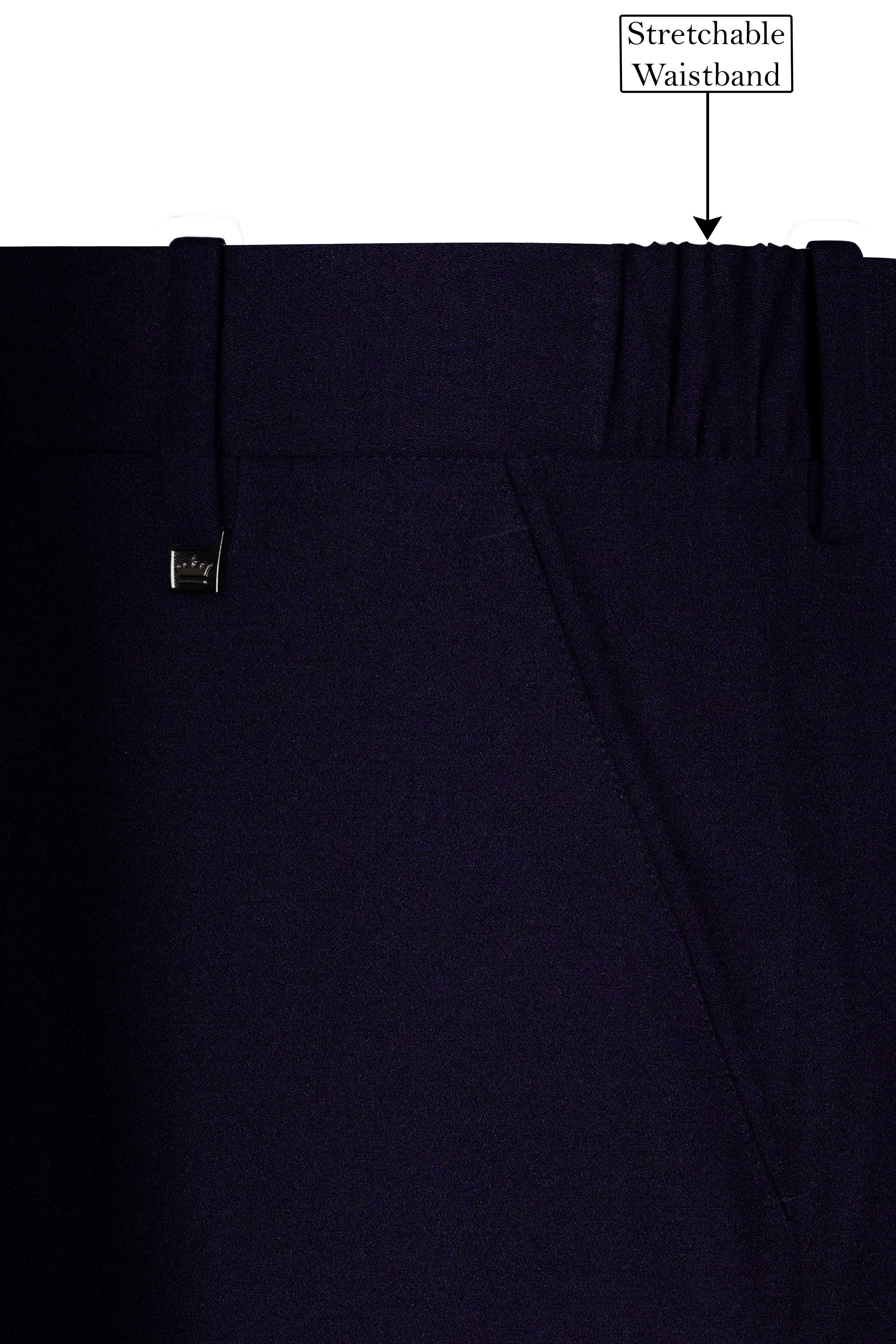 Vistaro-Korean Blue (The Best Blue We Have) Wool Rich Double Breasted Stretchable traveler Suit