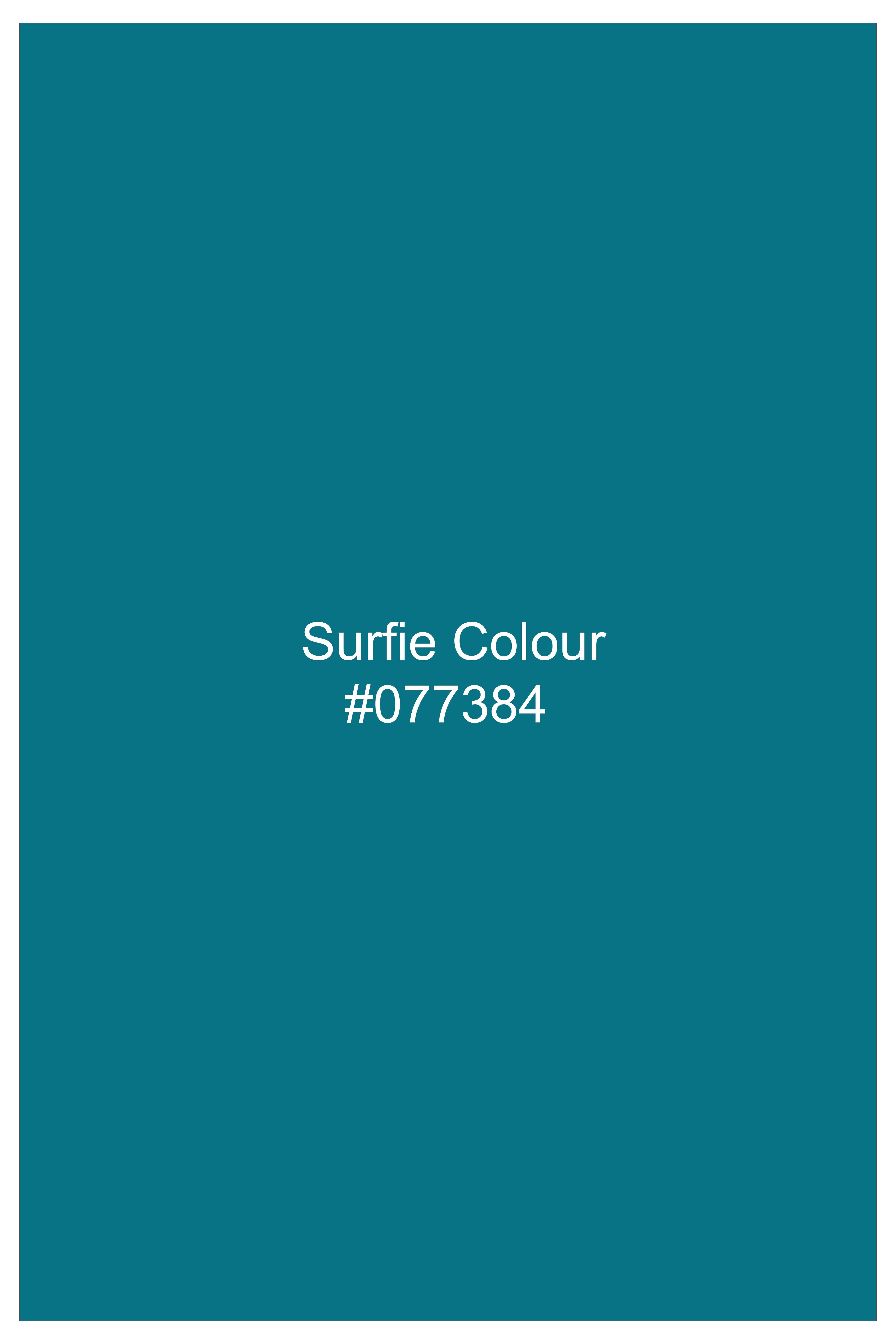 Zephir-Surfie Green Wool Rich Cross Placket Bandhgala Stretchable Traveler Suit