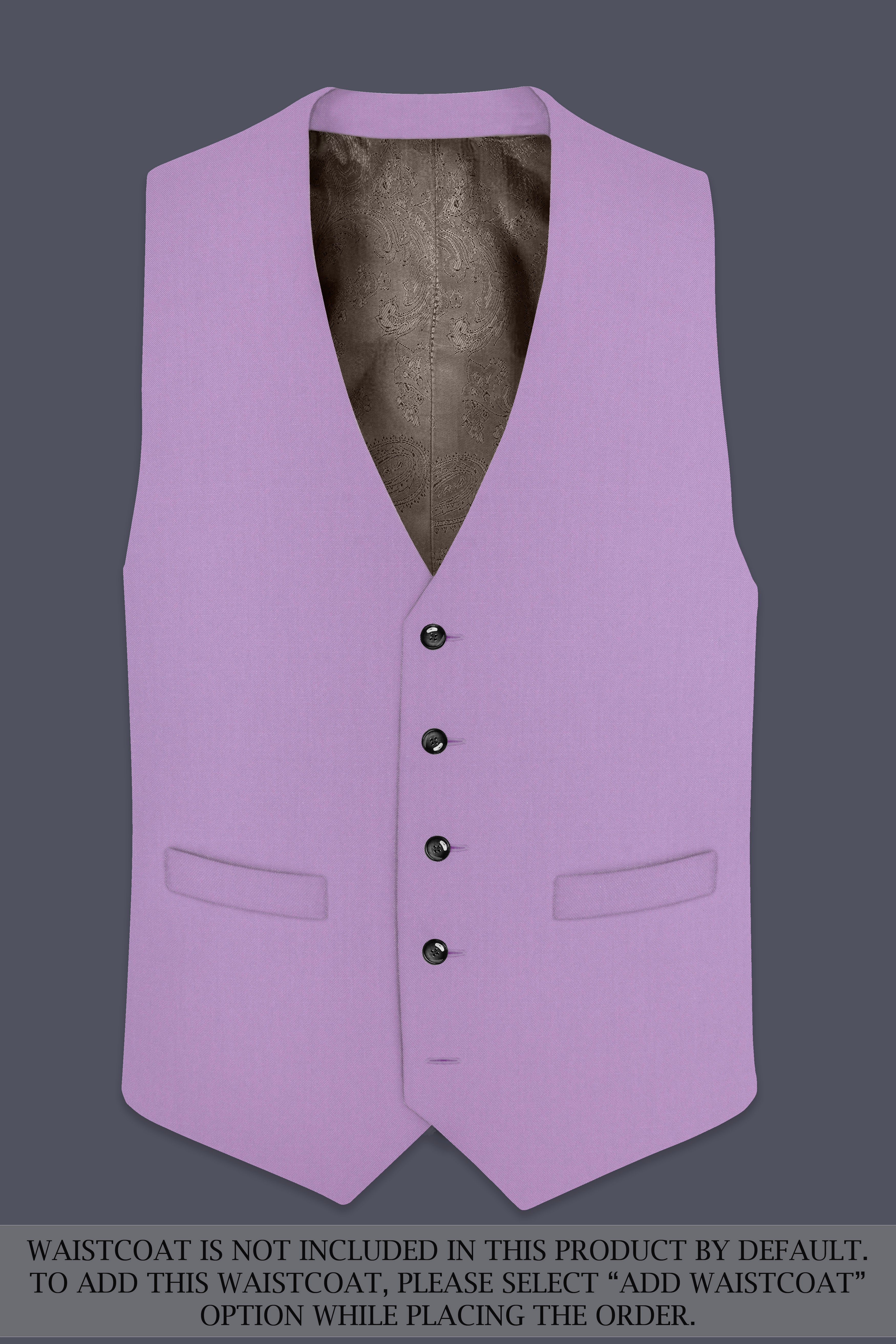 Roylen-Mountbatten Purple Wool Rich Double Breasted Slight Stretch Suit