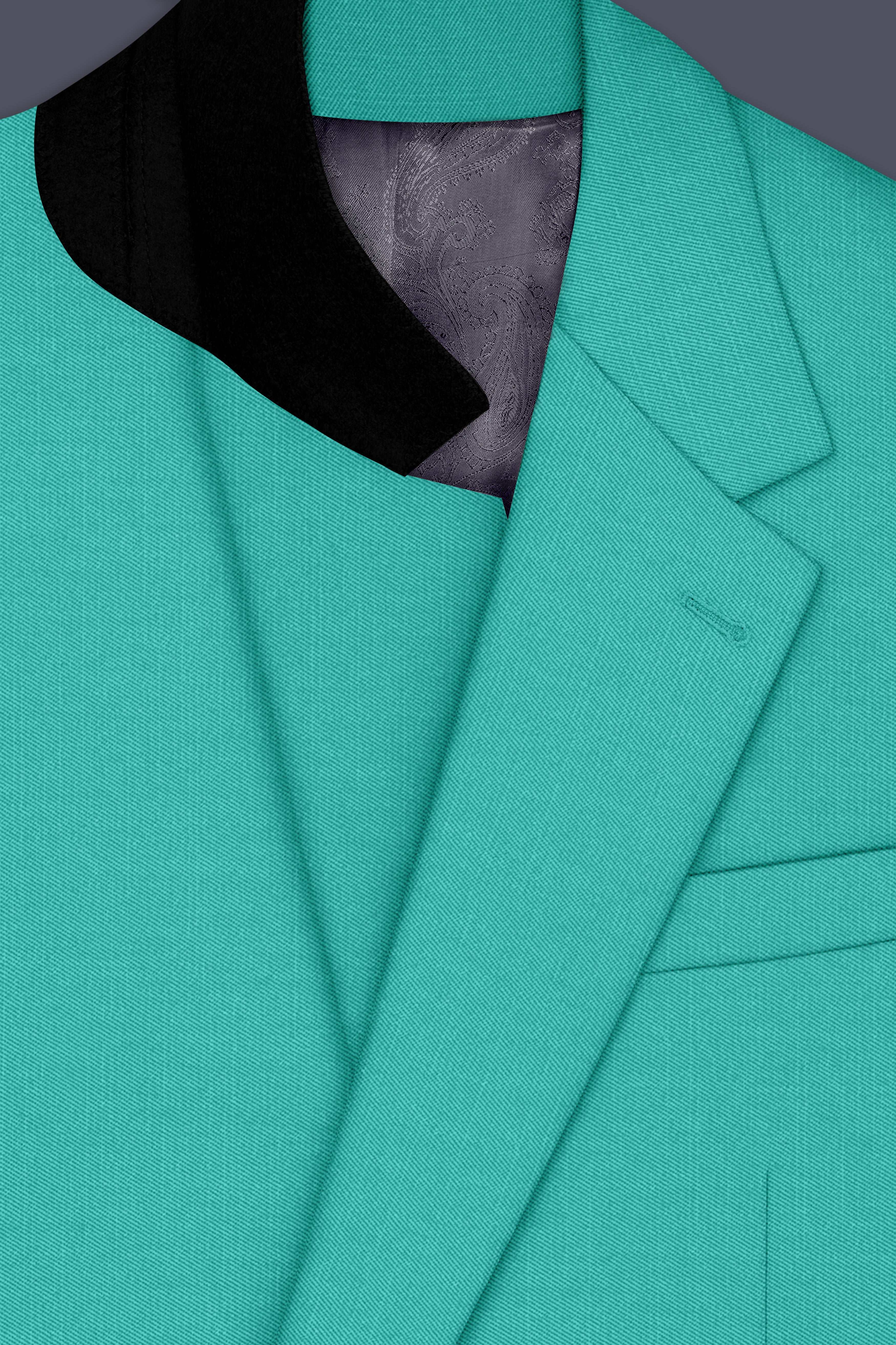 Aegir-Viking Blue Wool Rich Single Breasted Slight Stretch Suit