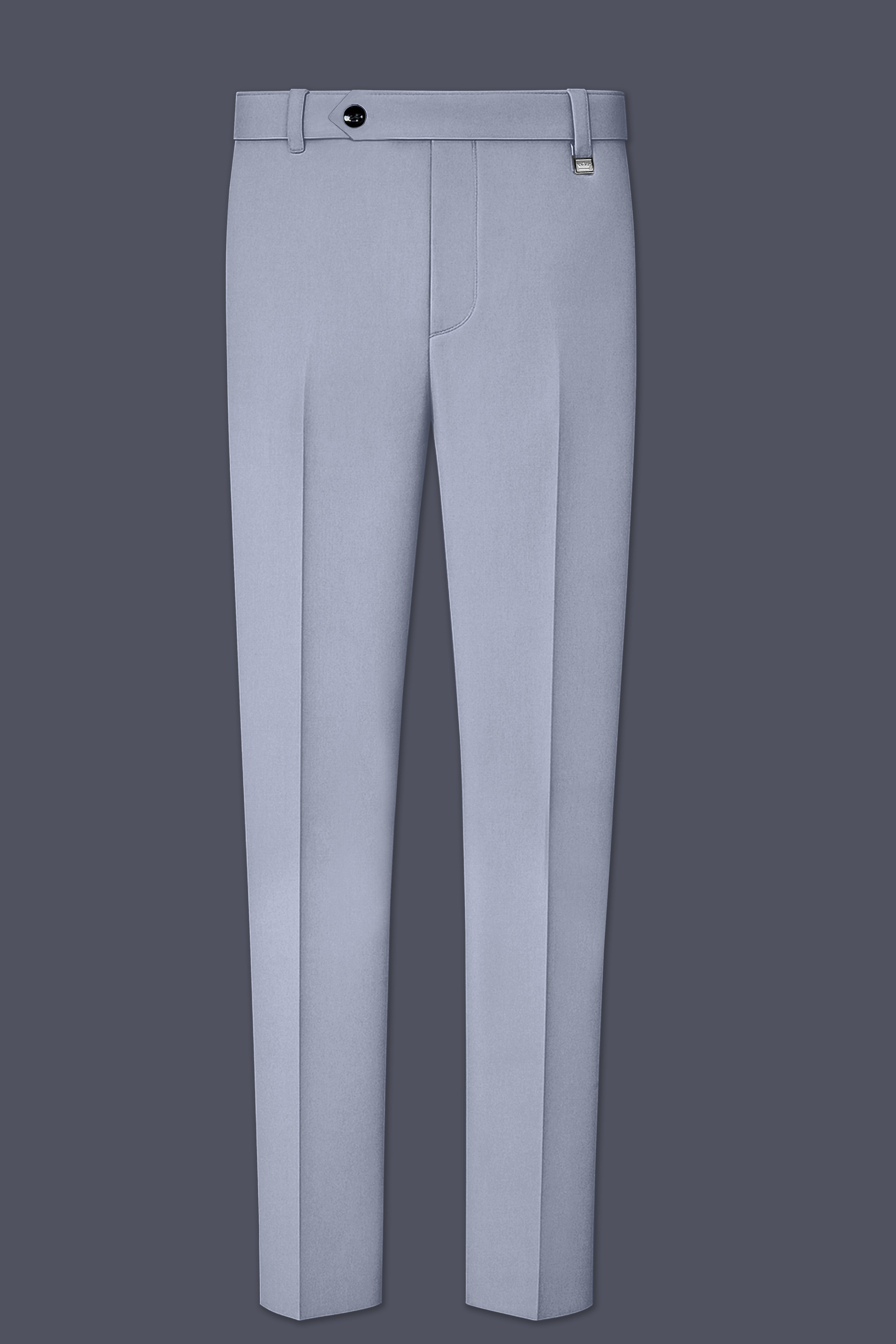 Silgrove-Loblolly Gray Wool Rich Double Breasted Stretchable Traveler Suit