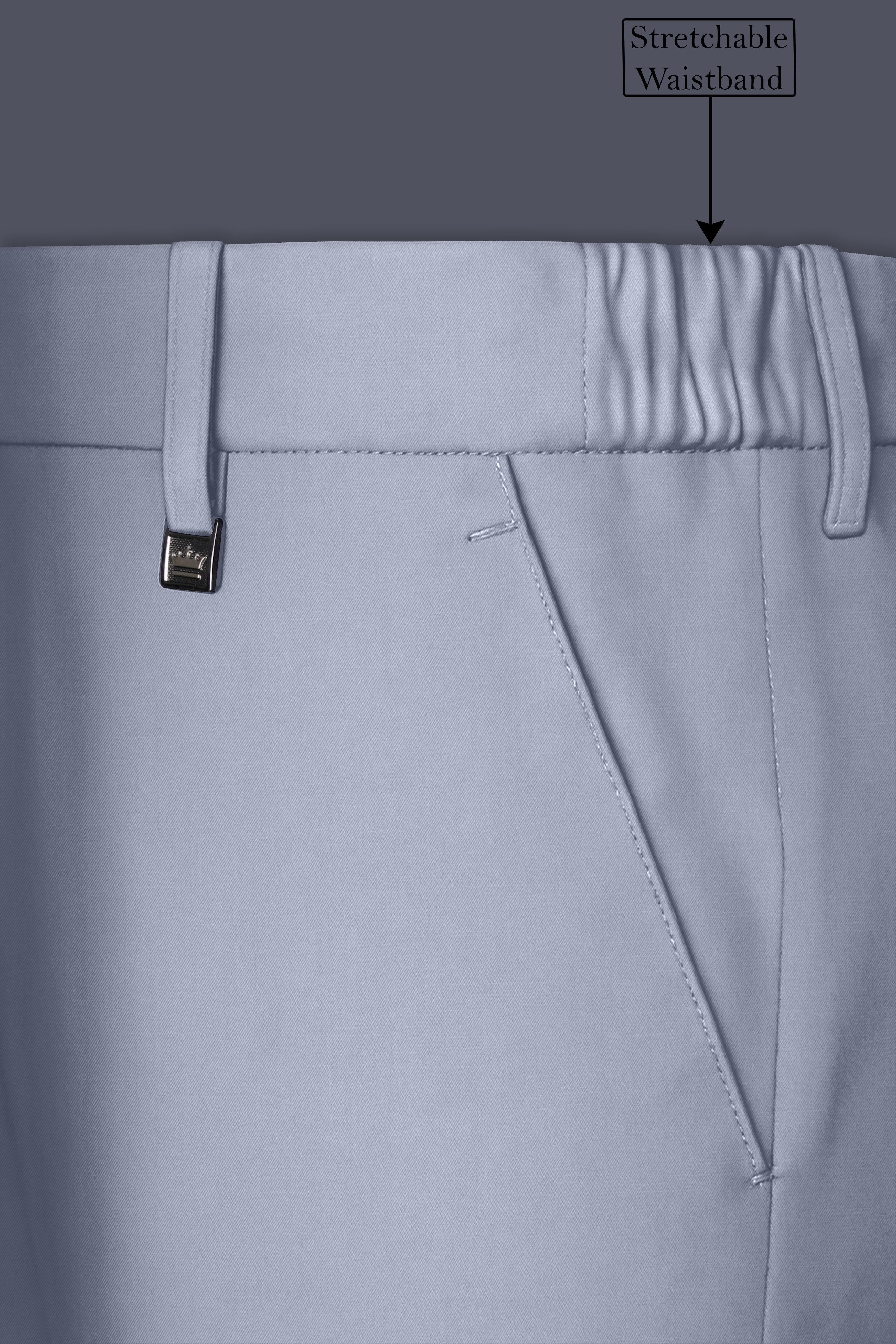 Silgrove-Loblolly Gray Wool Rich Double Breasted Stretchable Traveler Suit