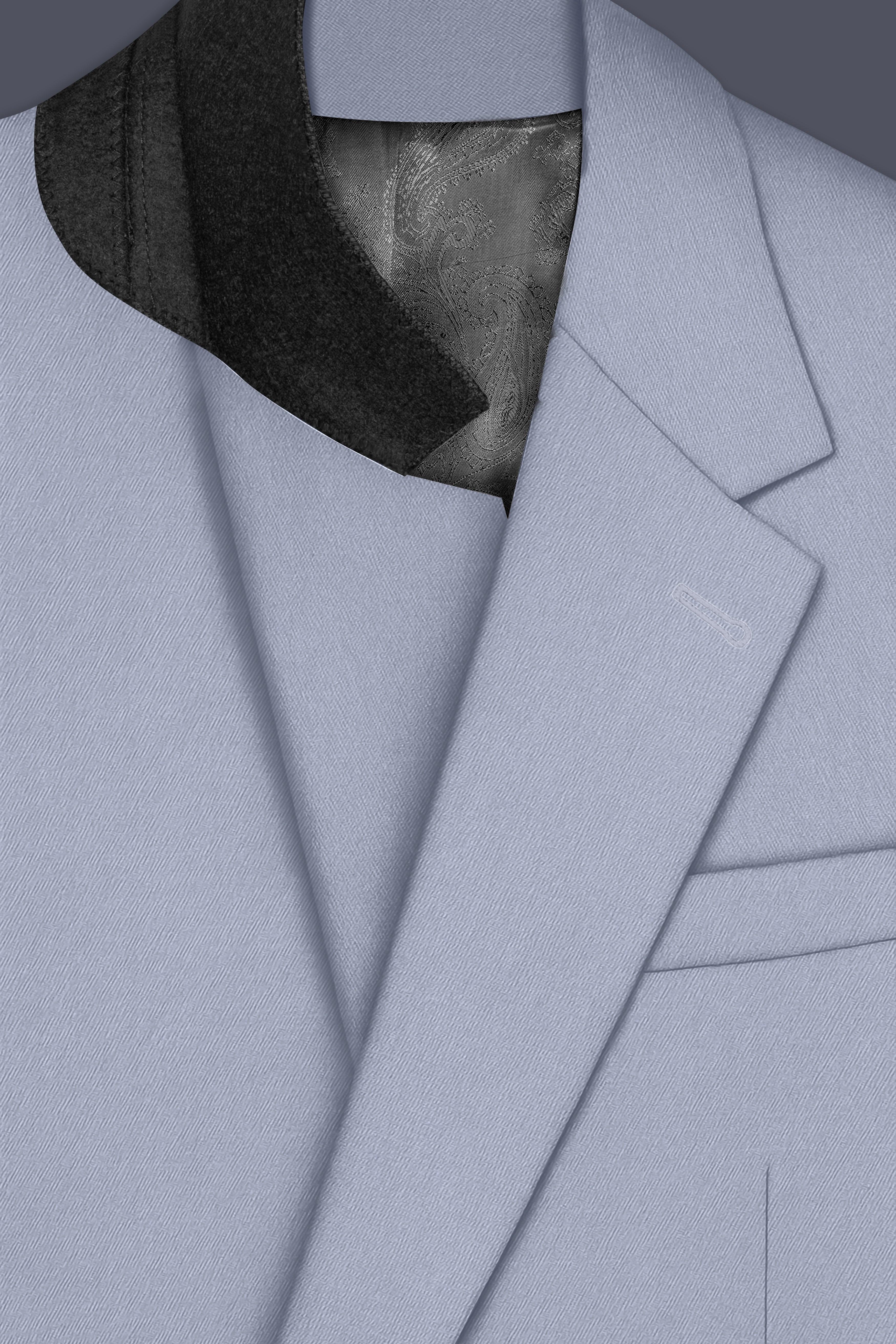 Silgrove-Loblolly Gray Wool Rich Single Breasted Stretchable Traveler Suit