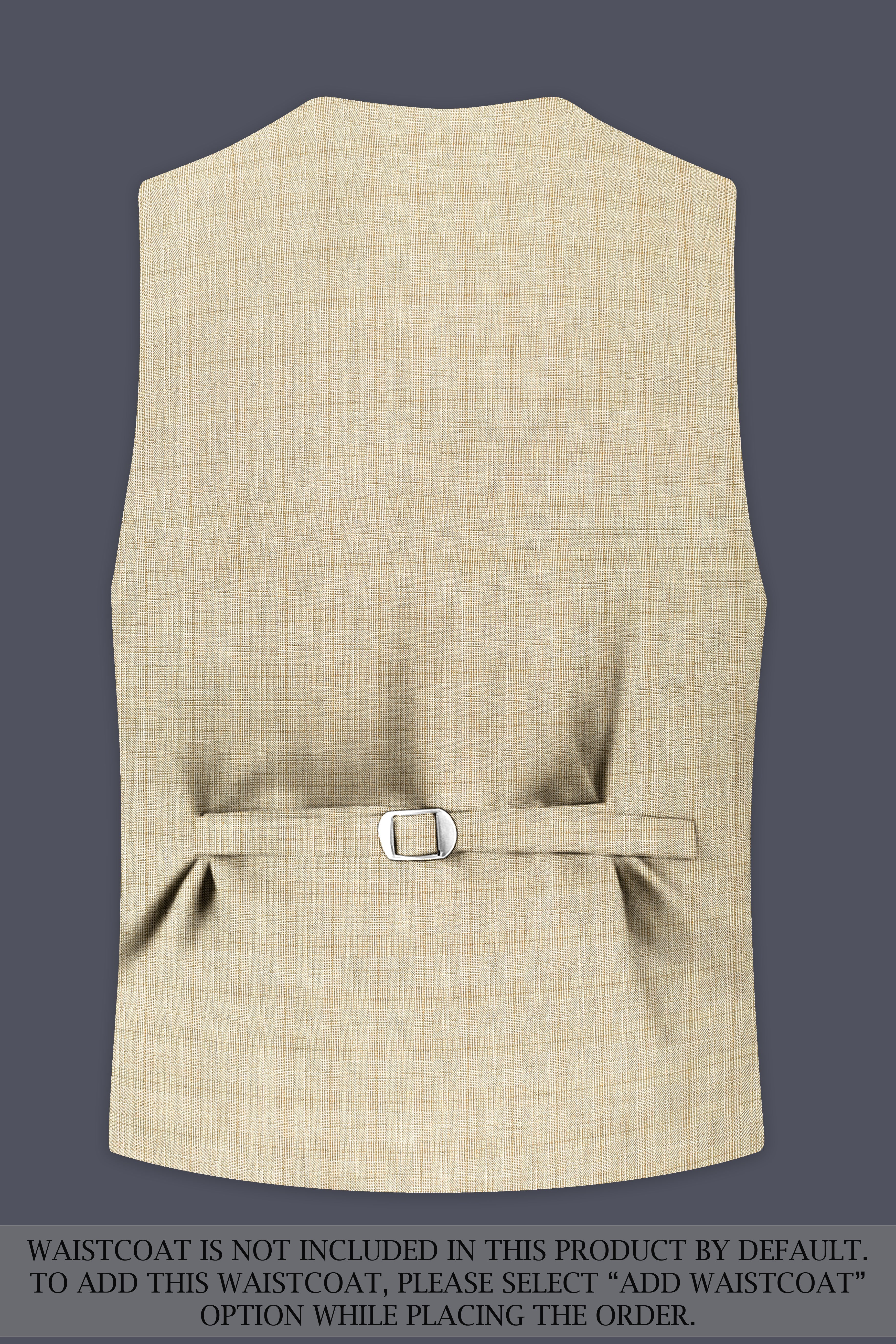 Alviora-Rodeo Dust Cream Windowpane Wool Rich Single Breasted Suit