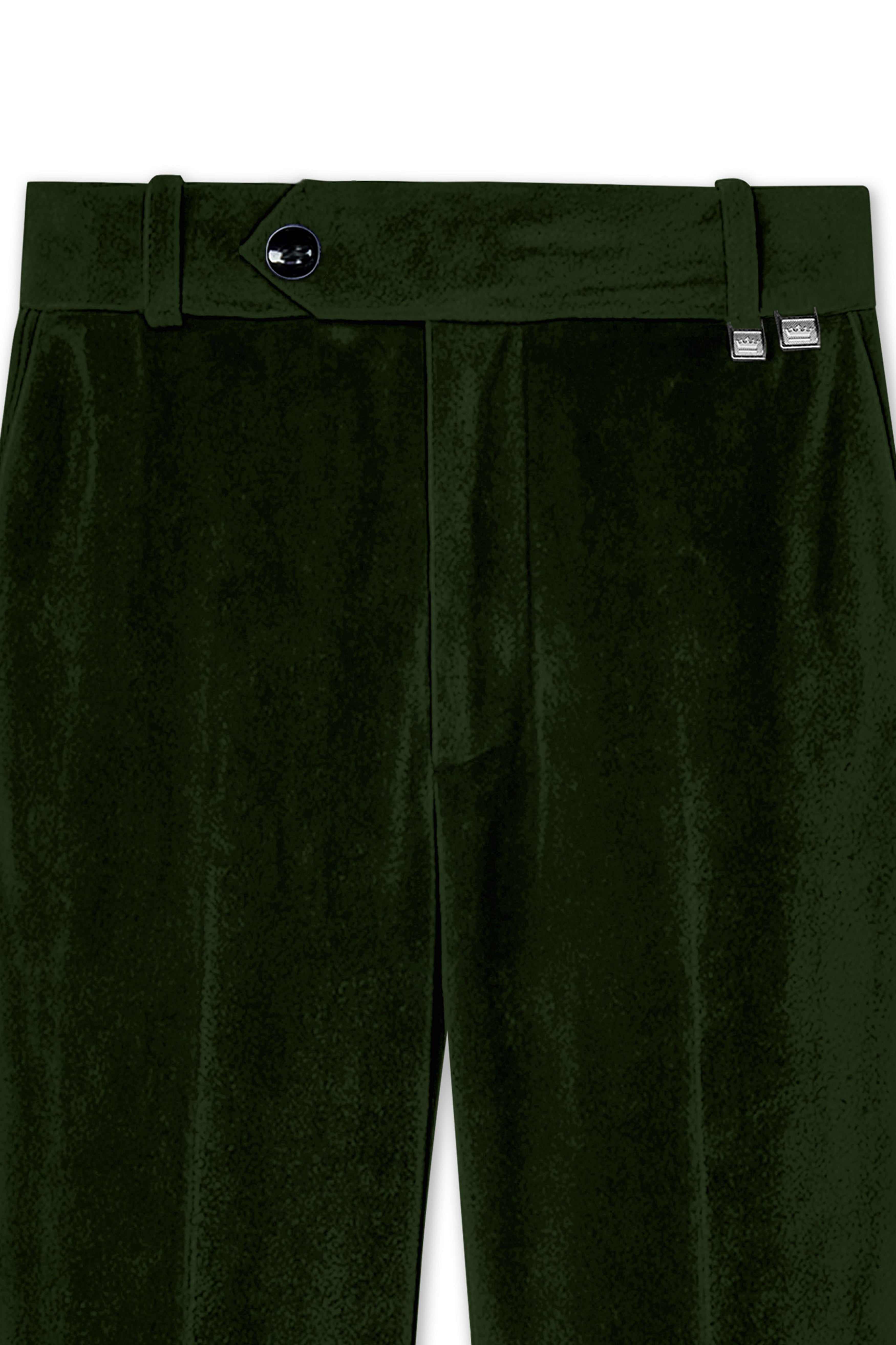Velcadia-Acadia Green Velvet Peak Lapel Tuxedo Suit