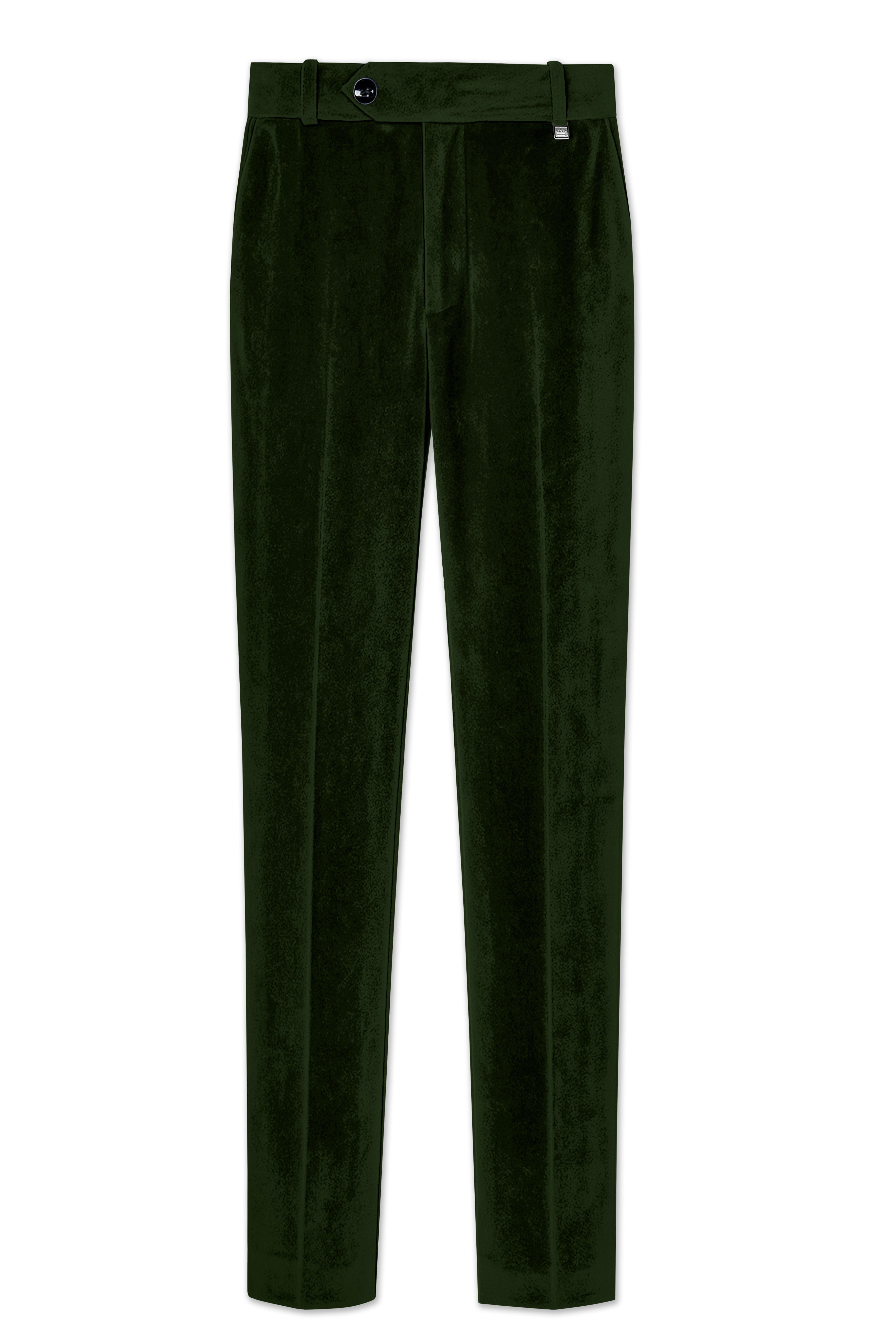Velcadia-Acadia Green Velvet Peak Lapel Tuxedo Suit