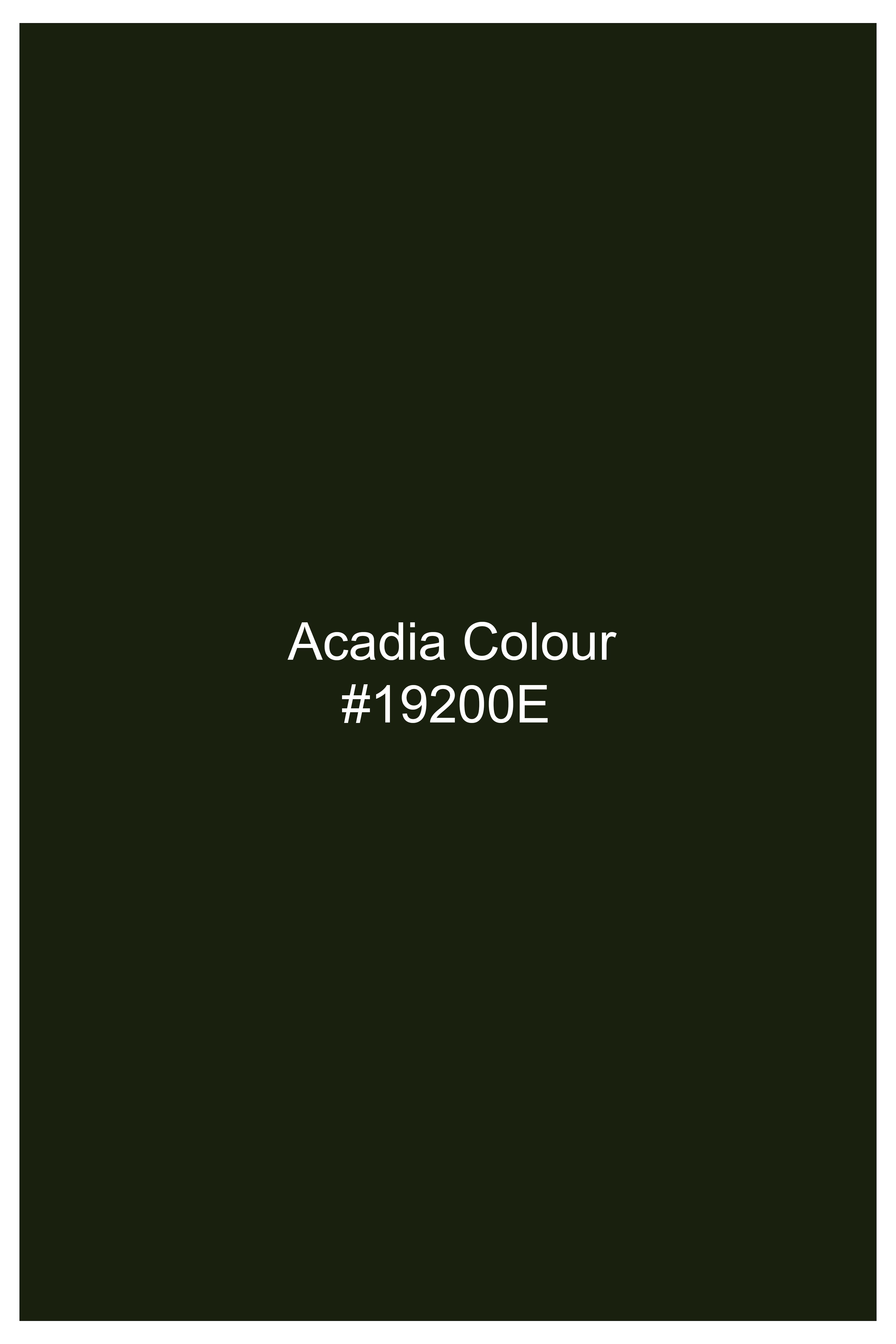 Velcadia-Acadia Green Velvet Peak Lapel Tuxedo Suit