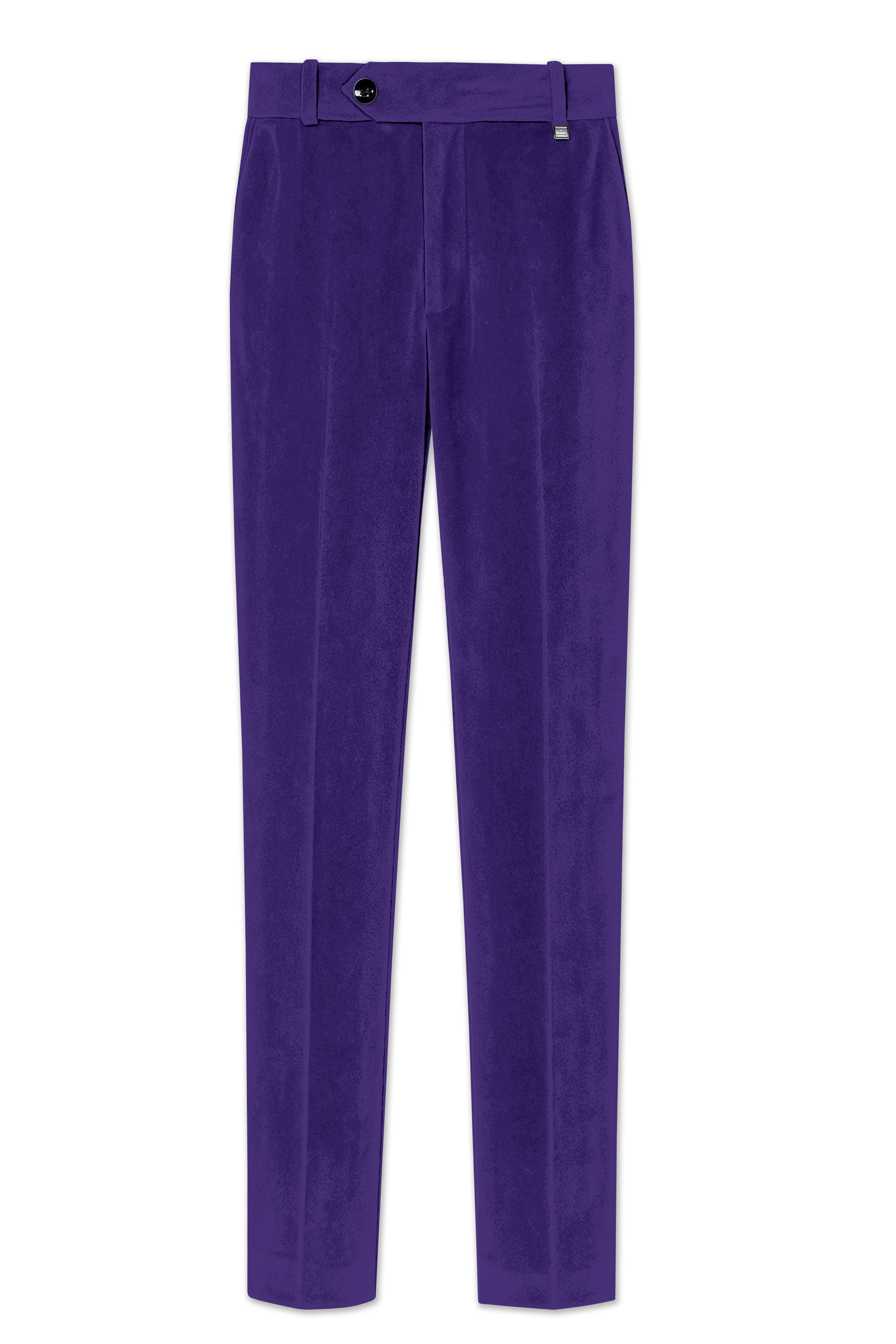 Velaris-Jacarta Purple Velvet Peak Lapel Tuxedo Suit