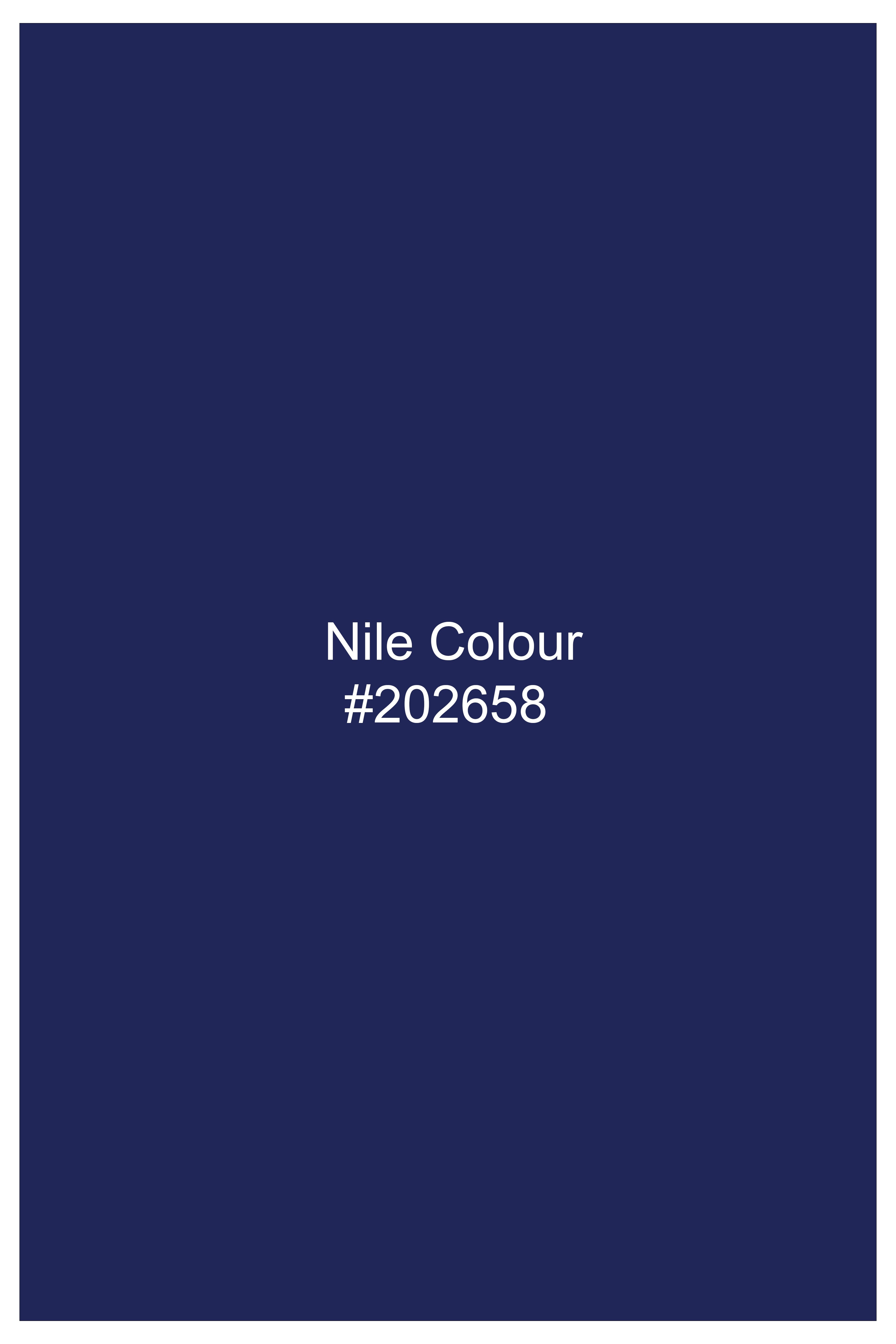 Premivell-Nile Blue Premium Cotton Single Breasted Sports Suit