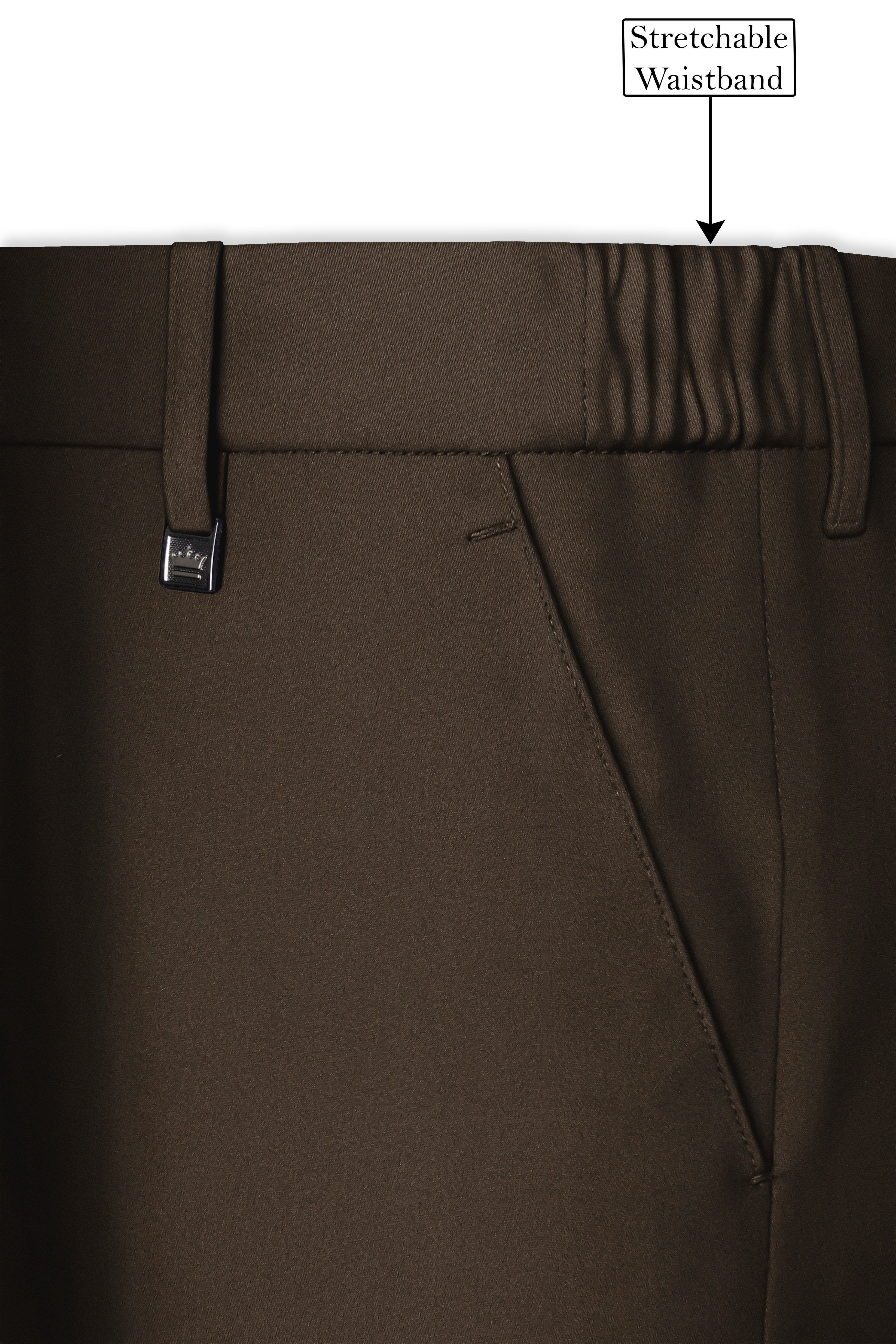 Jagvire-Birch Brown Premium Cotton Single Breasted Sports Suit