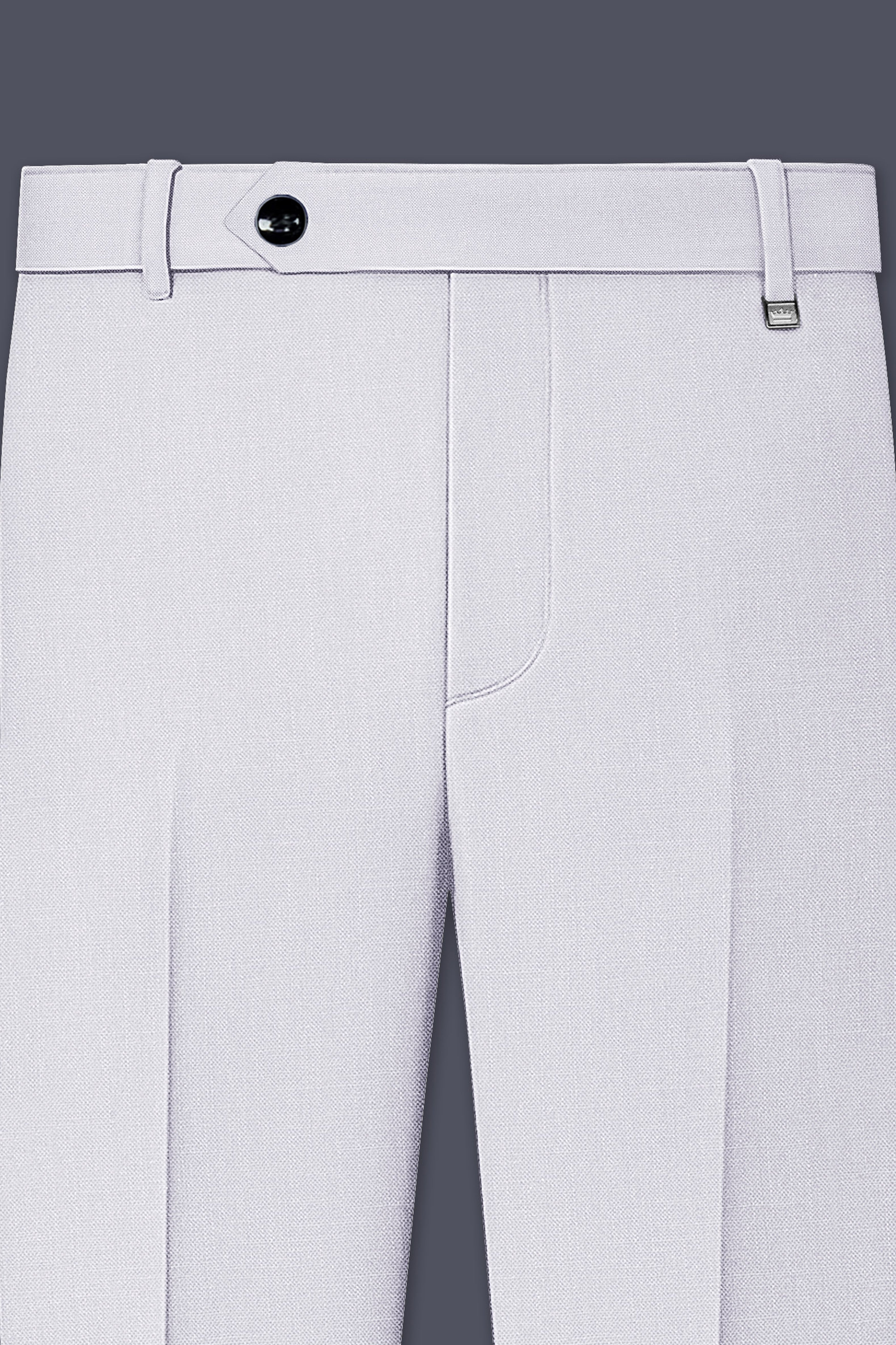 Aristo-Alto Gray Luxurious Linen Single Breasted Stretchable traveler Suit