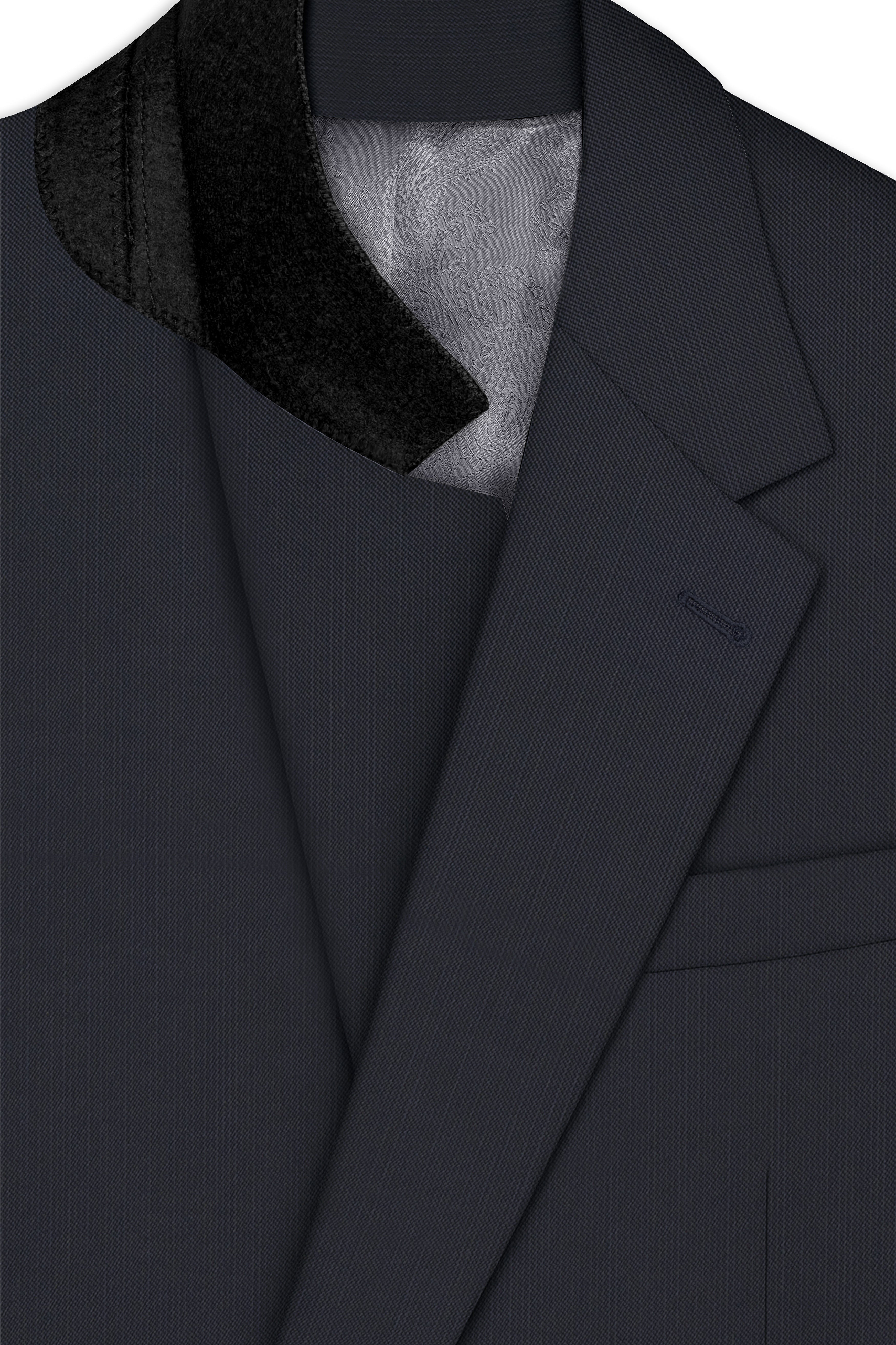 Argenvo-Baltic Sea Gray Wool Rich Single Breasted Suit