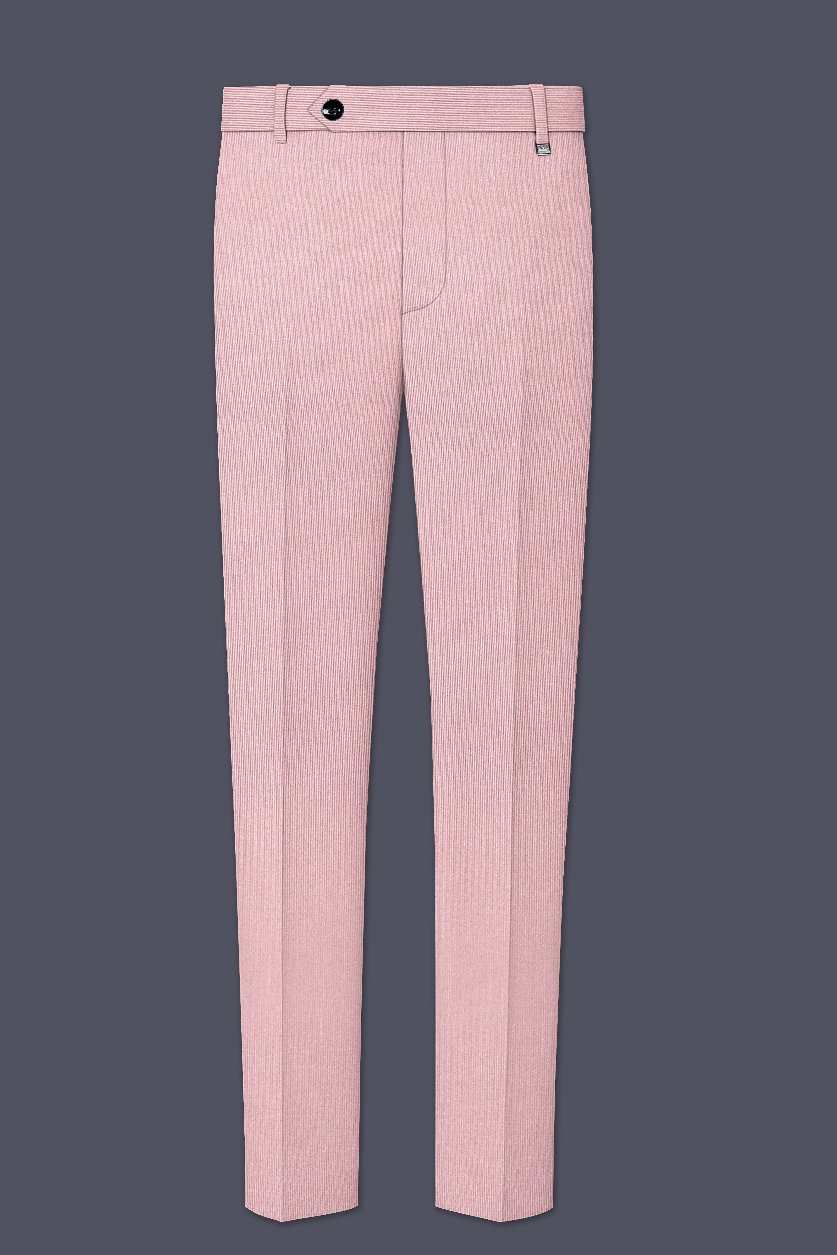 Aurerosa-Rose Pink Wool Rich Single Breasted Suit