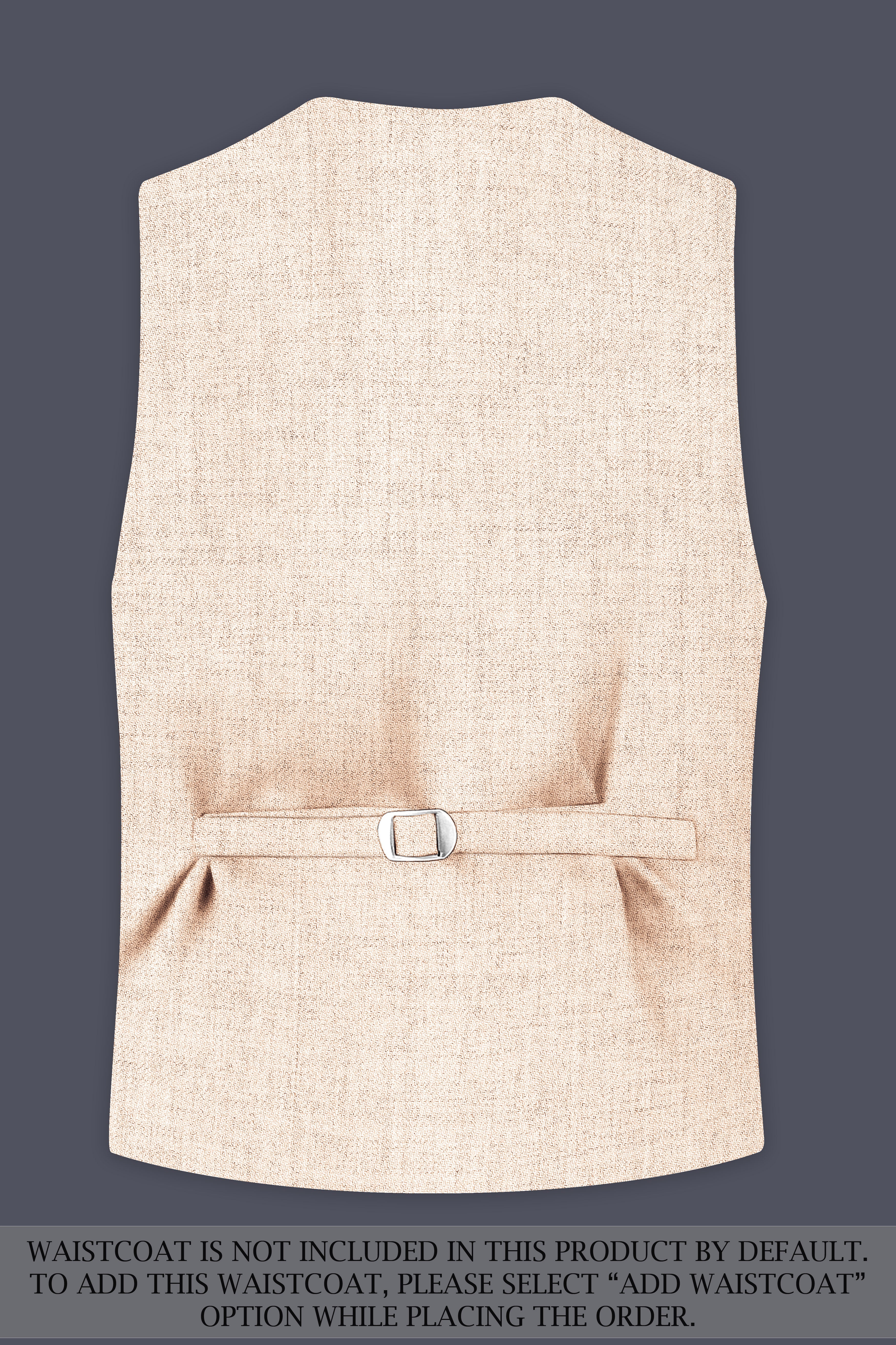 Velour-Derby Cream Textured Tweed Single Breasted Sports Suit