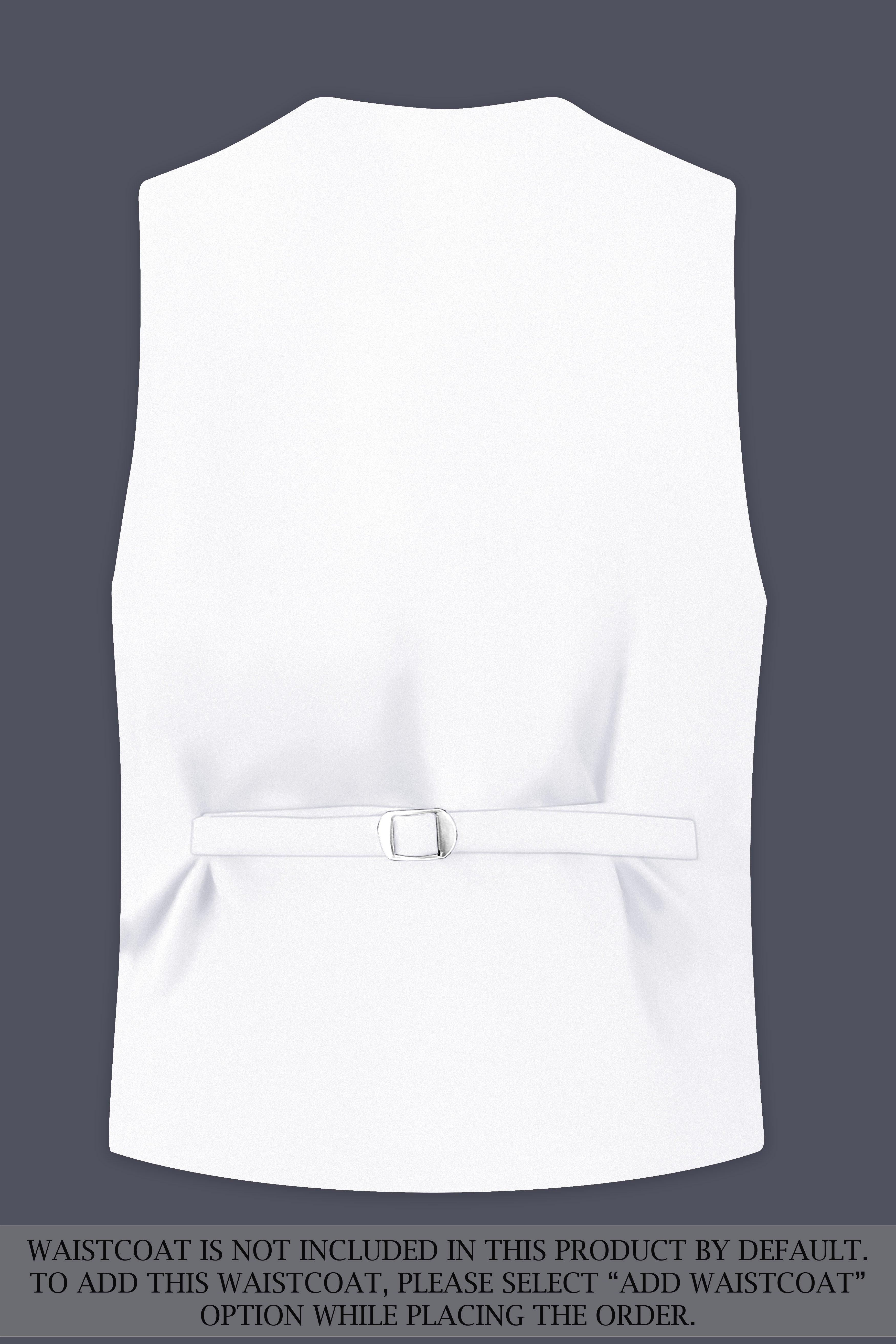 Shiro-Japanese Bright White 4-Way Stretch Wrinkle-Free Wool Rich Double Breasted Suit