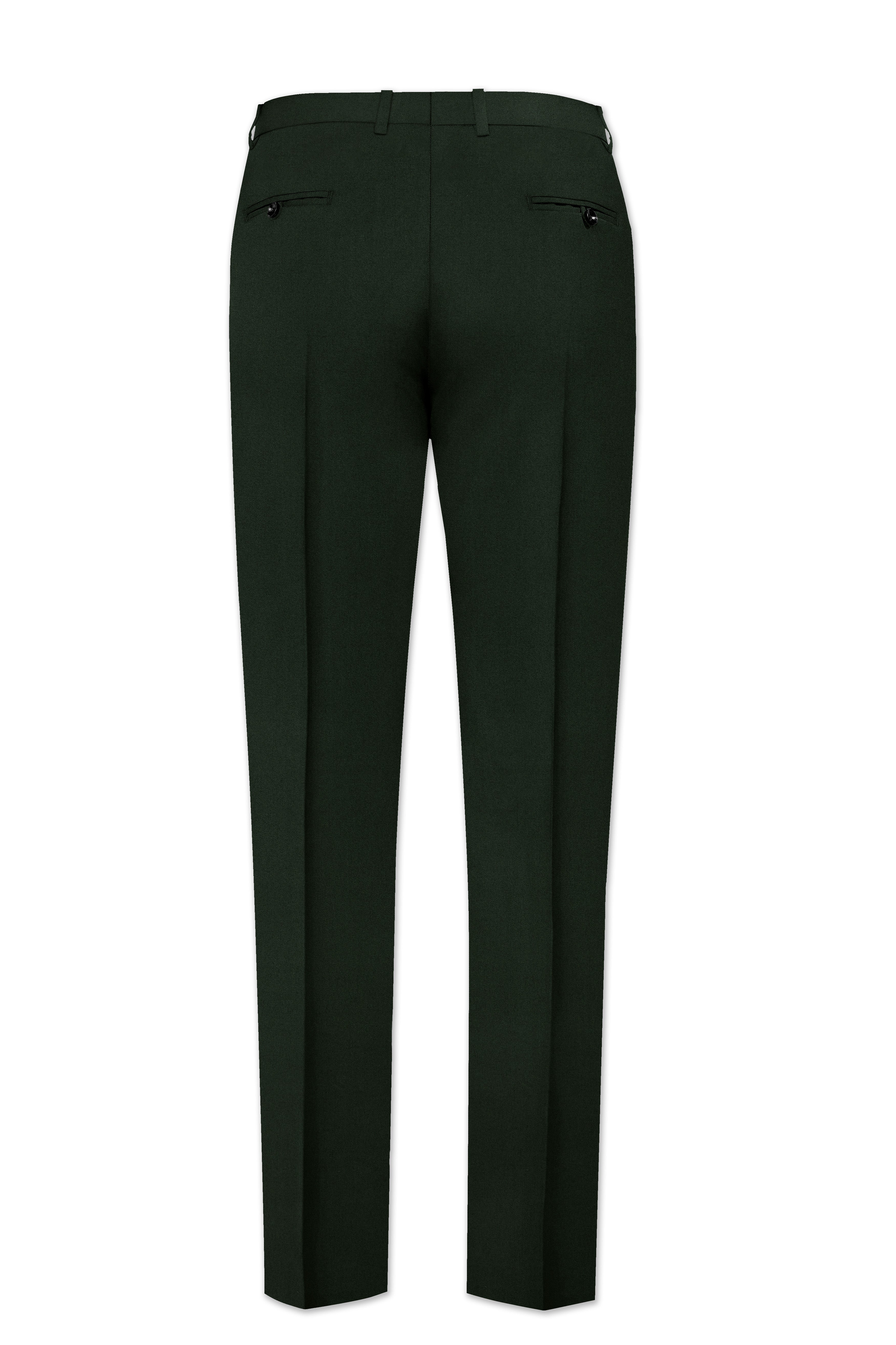 Juniper Green Subtle Sheen Double Breasted Suit
