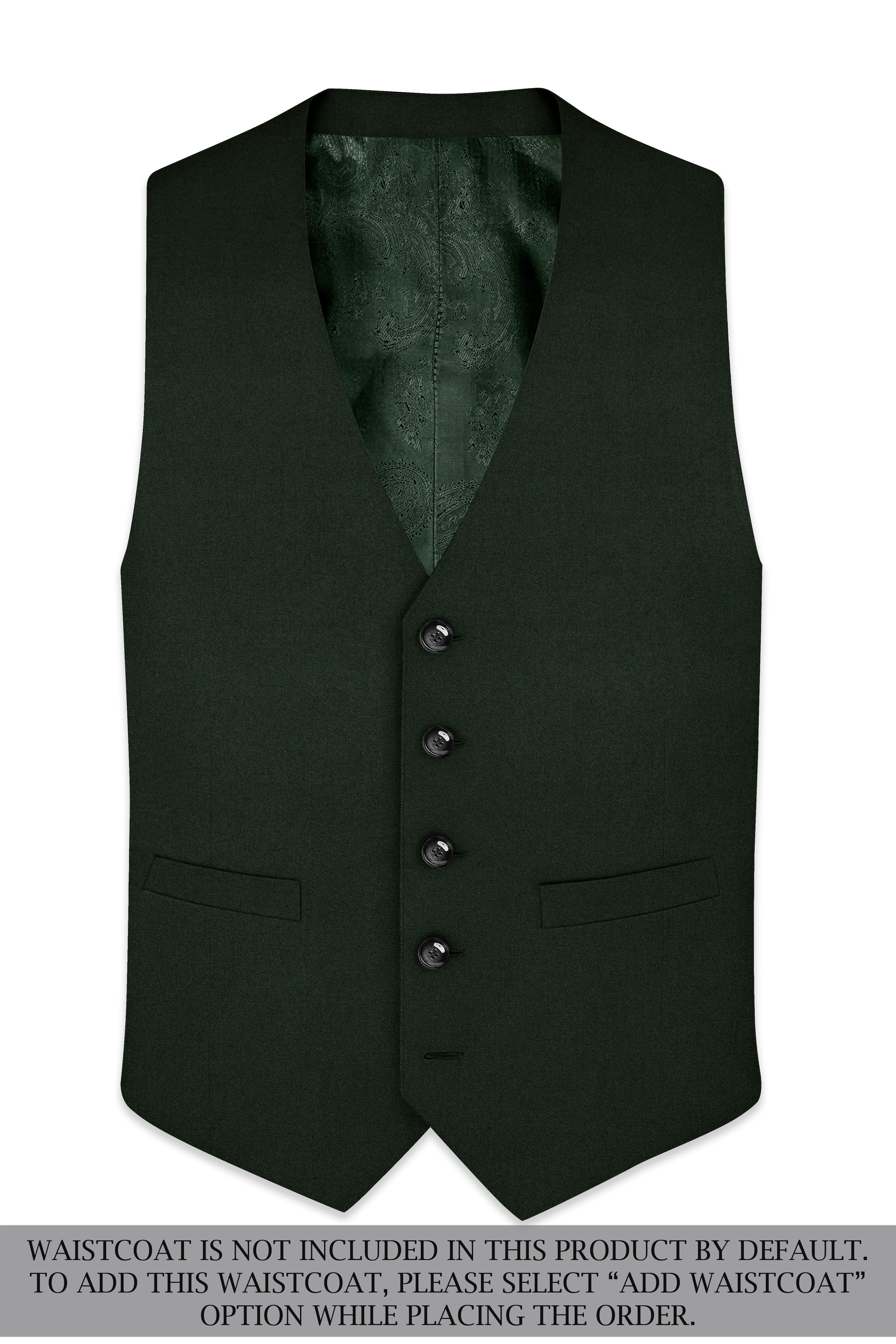 Juniper Green Subtle Sheen Double Breasted Suit