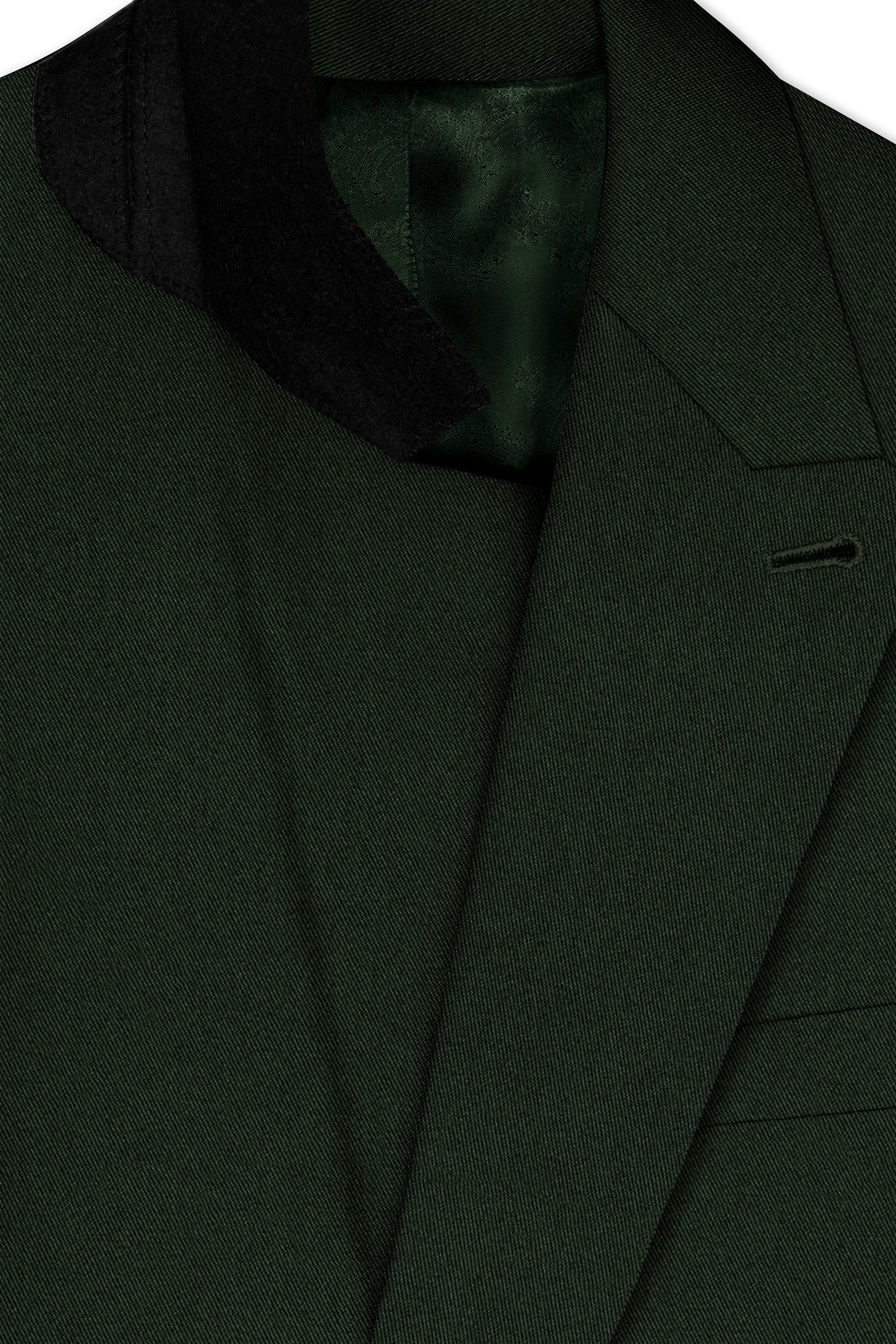 Juniper Green Subtle Sheen Double Breasted Suit