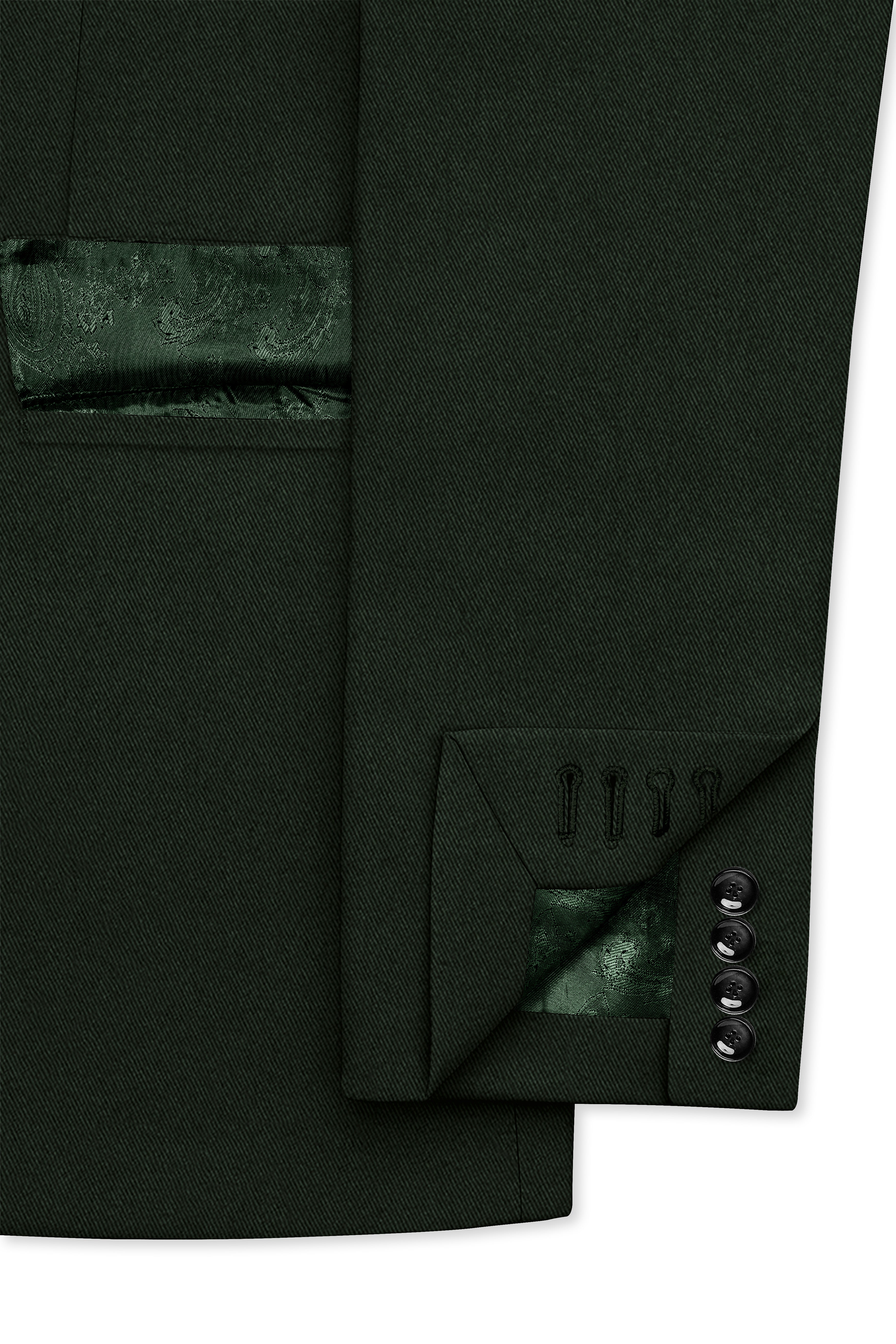 Juniper Green Subtle Sheen Double Breasted Suit