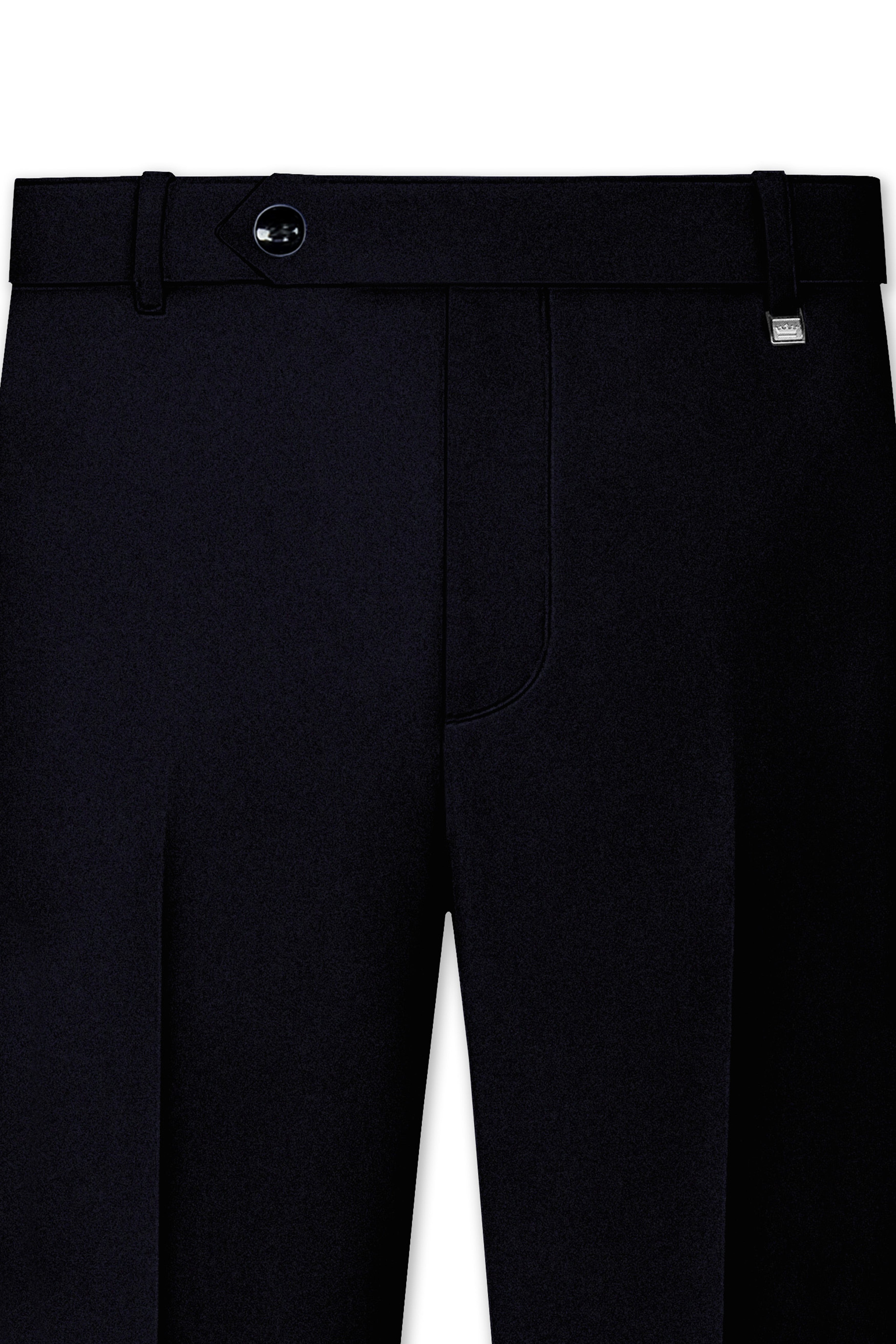 Aozora-Japanese Marine Blue 4-Way Stretch Wrinkle-Free Wool Rich Tuxedo Suit