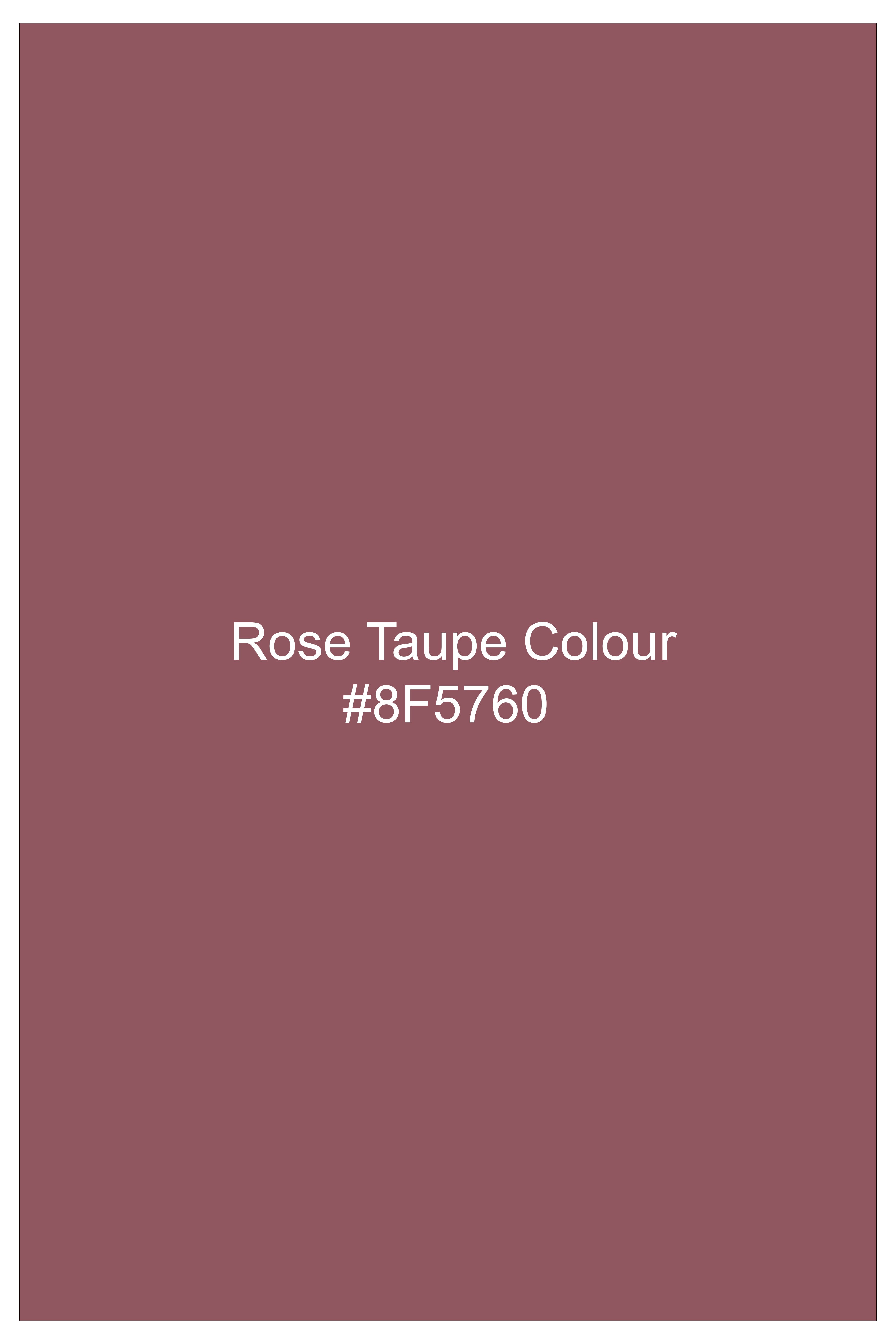 Tauzen-Rose Taupe Pink Corduroy Premium Single Breasted Sports Suit