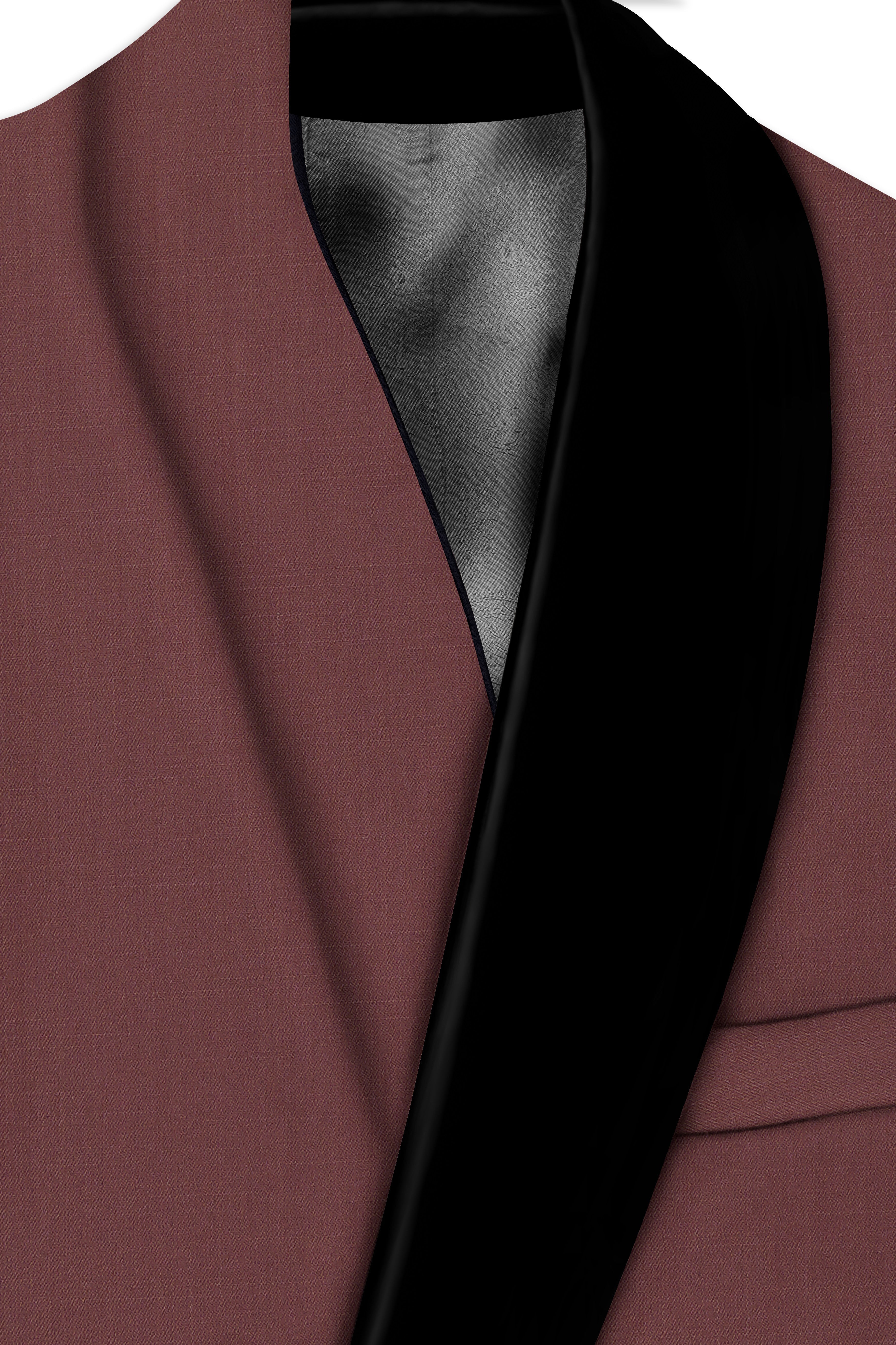 Heritage-Finch Maroon Wool Rich Tuxedo Slight Stretch Suit