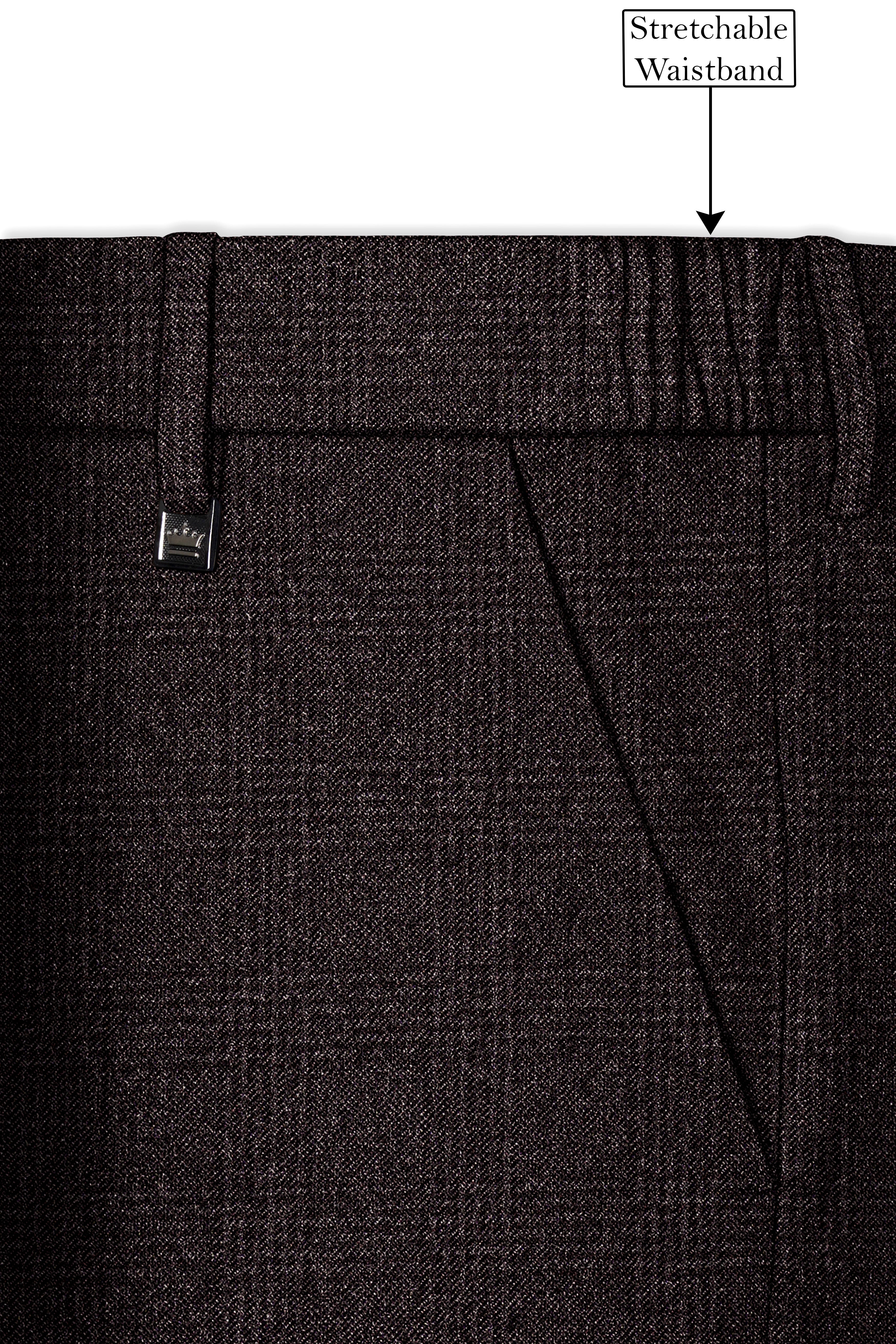 Bruno-Chicago Brown Wales Plaid Tweed Single Breasted Sports Suits