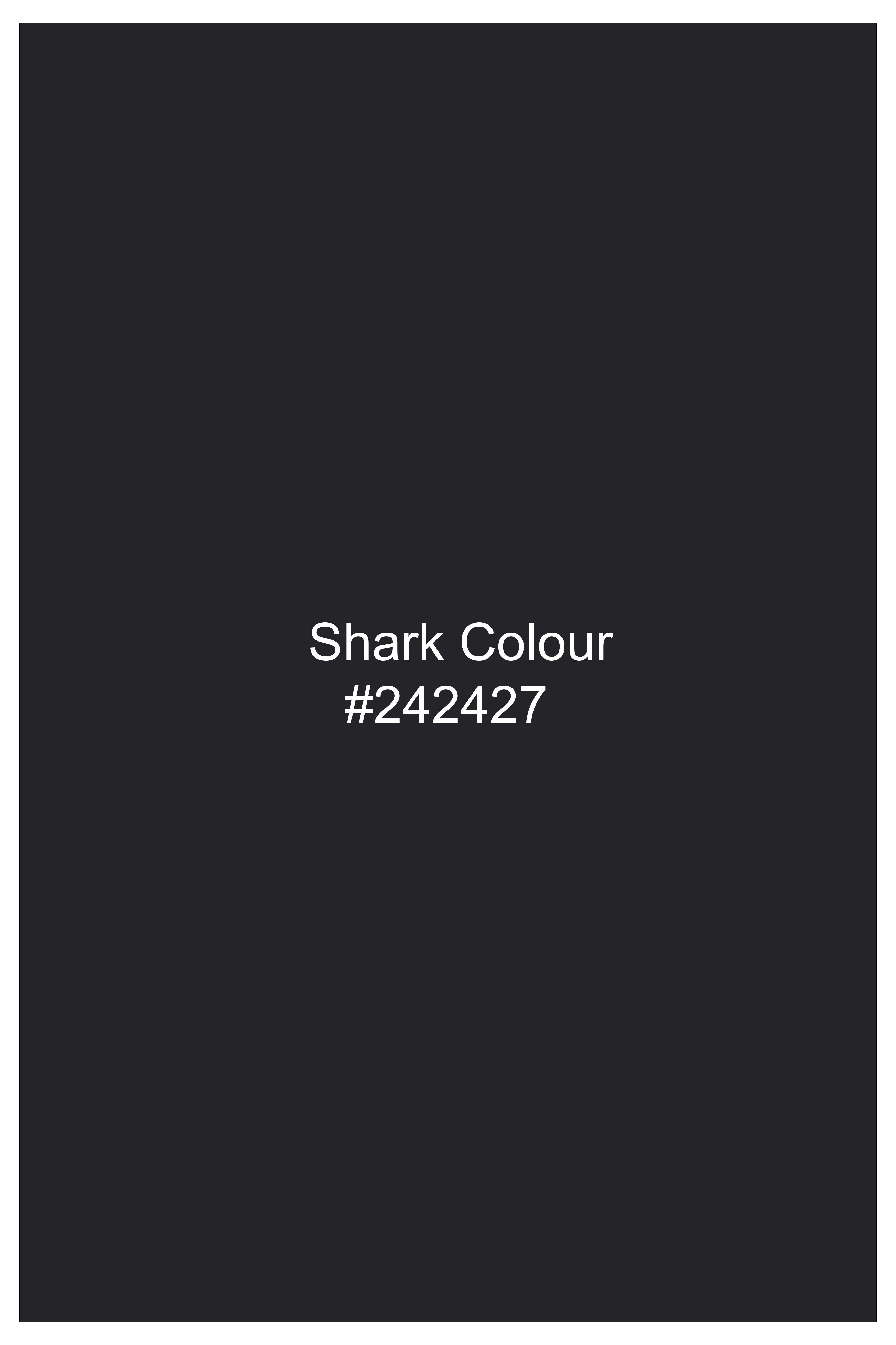 Fenrir-Shark Gray windowpane Tweed Single Breasted Sports Suits