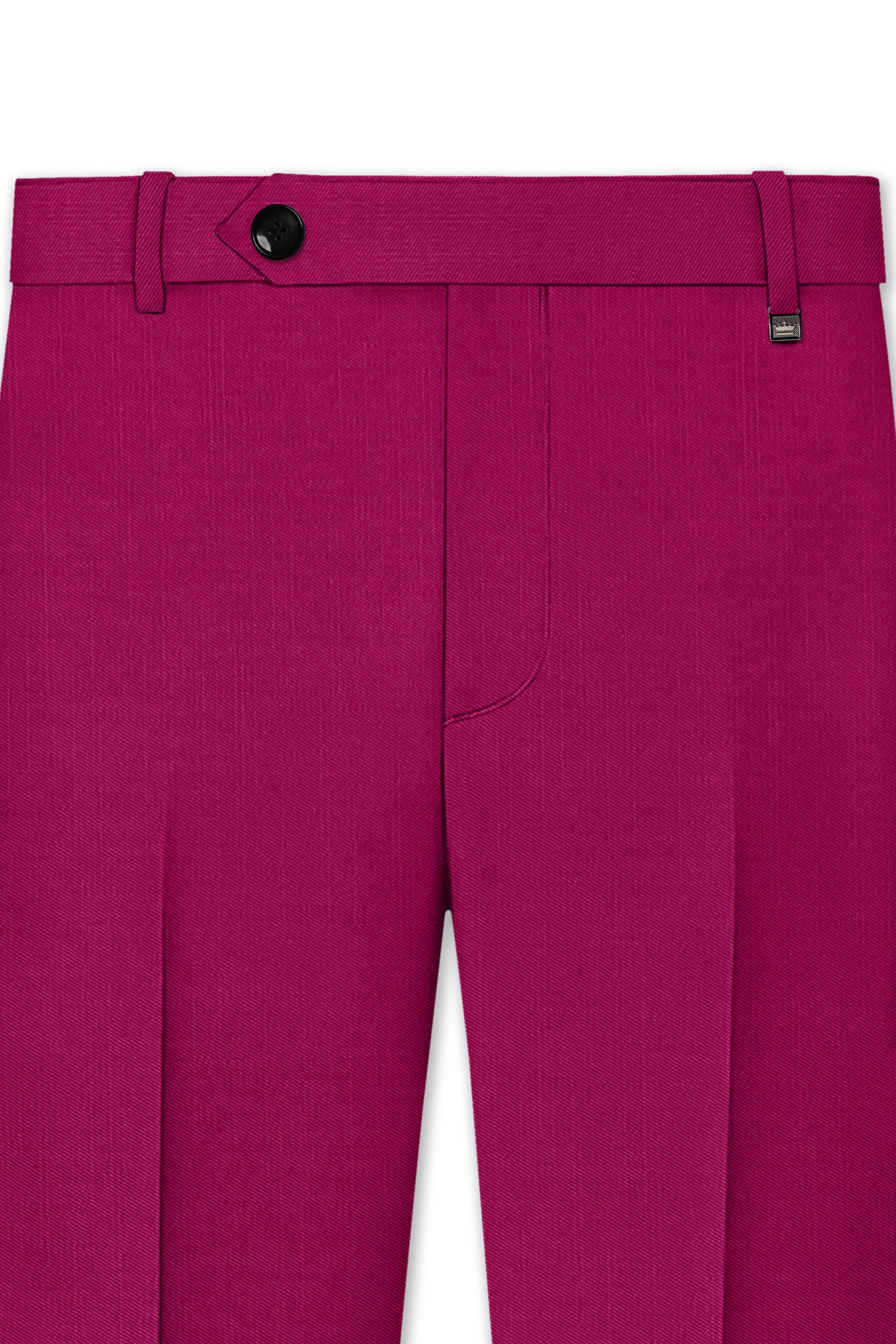 Orchid-Mulberry Pink Wool Rich Slight Stretch Single Breasted Suit