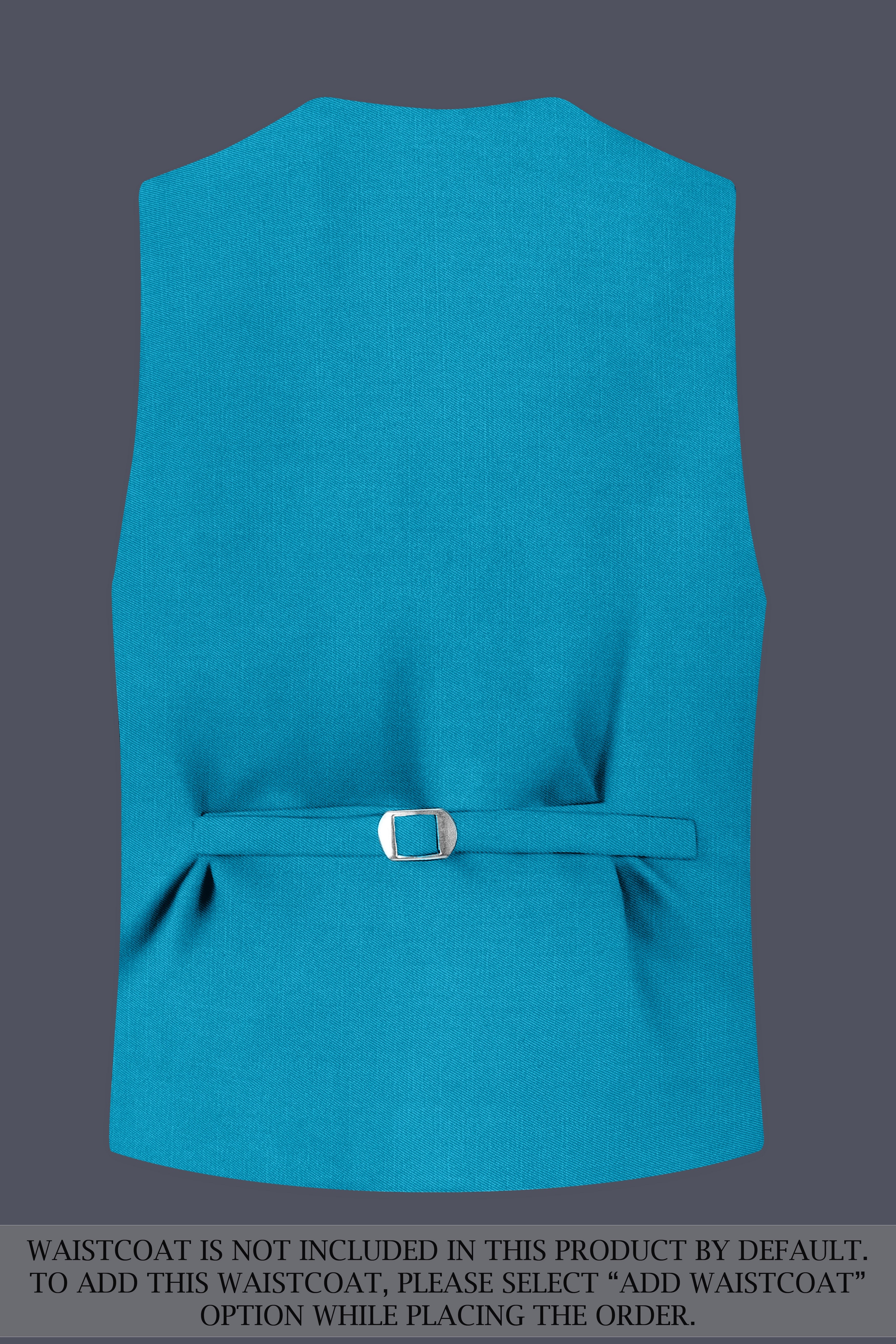 Atlantic-Bondi Blue Wool Rich Slight Stretch Single Breasted Suit