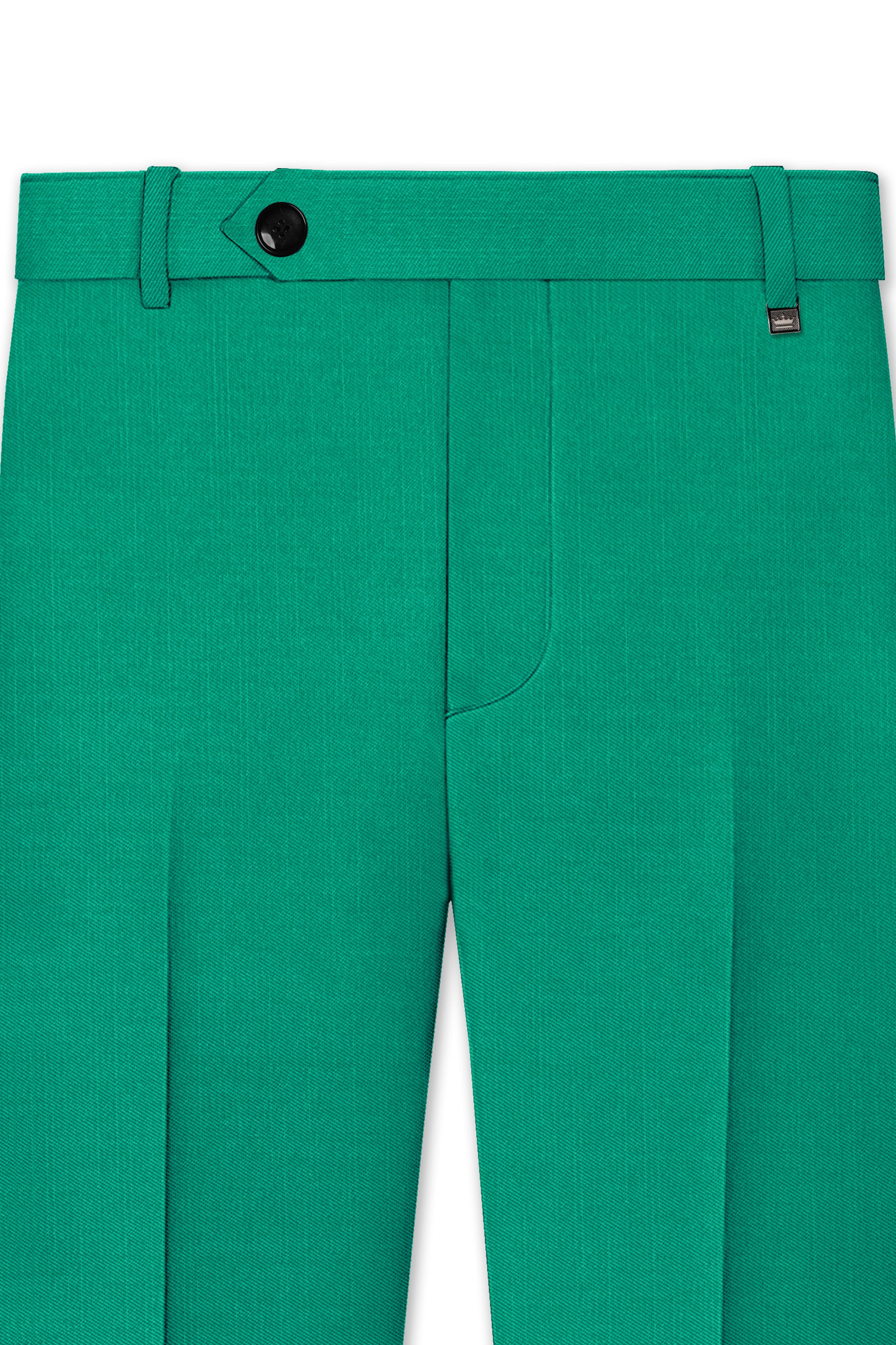 Emerald-Tropical Green Wool Rich Slight Stretch Single Breasted Suit